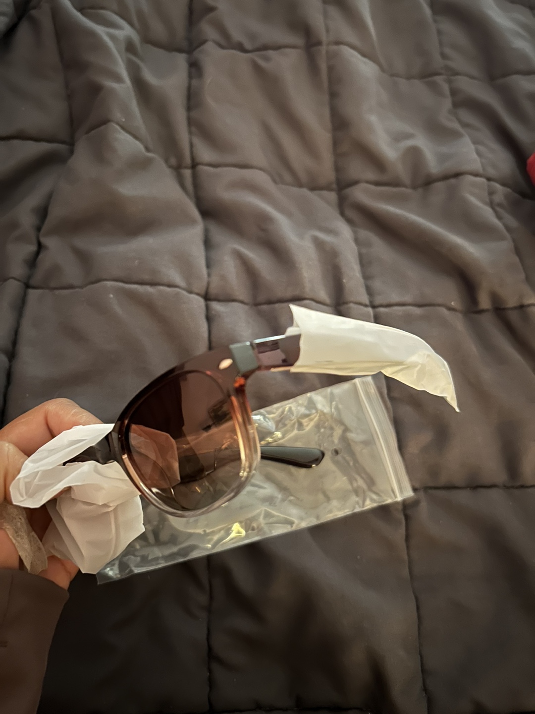 Brown & Clear Frame Sunglasses - photo 2