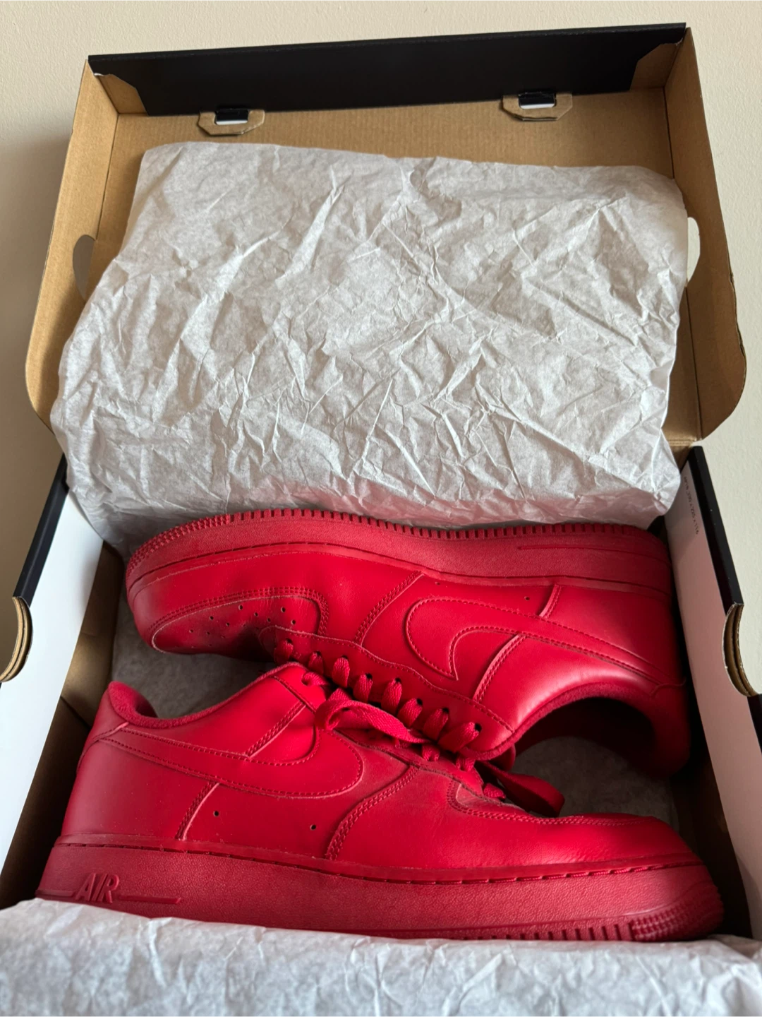 Nike Air Force 1 '07 LV8 1 University Red Size 10 Mens - photo 3