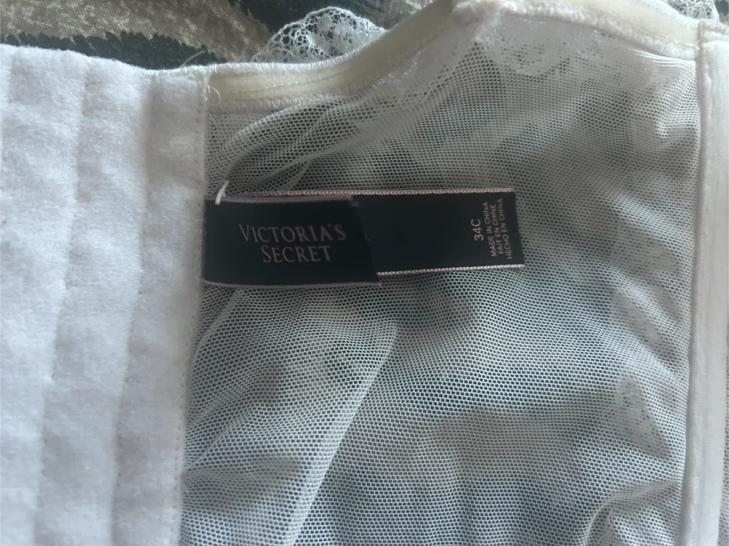 Victoria's Secret White Lace Corset Bustier 34C - photo 4