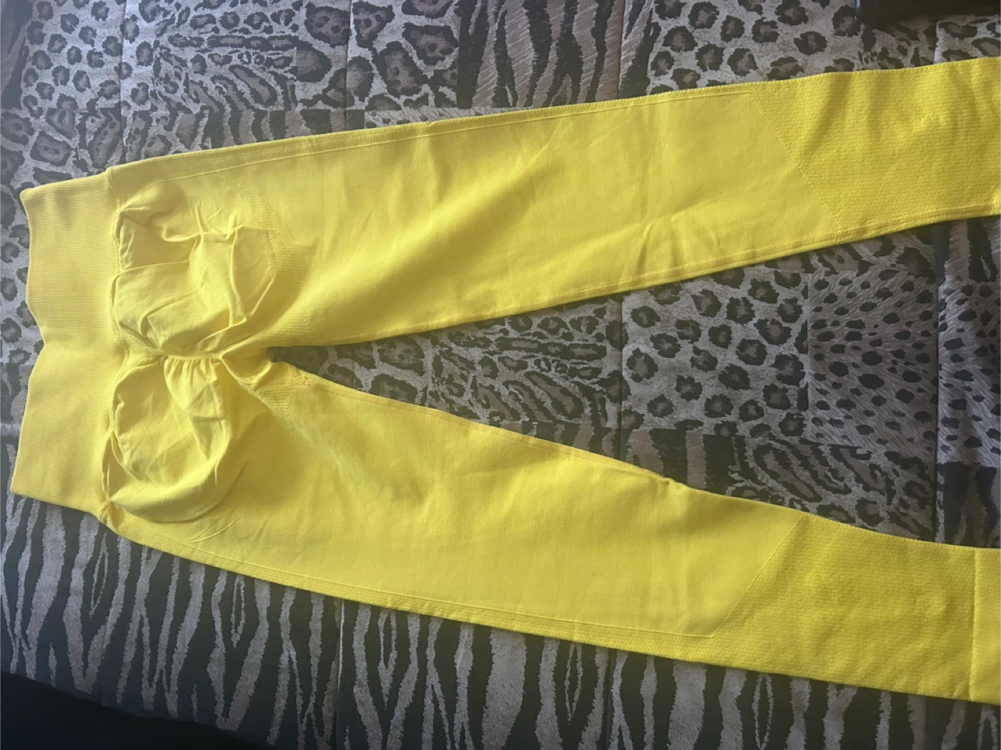 Yellow Seamless Leggings - photo 2