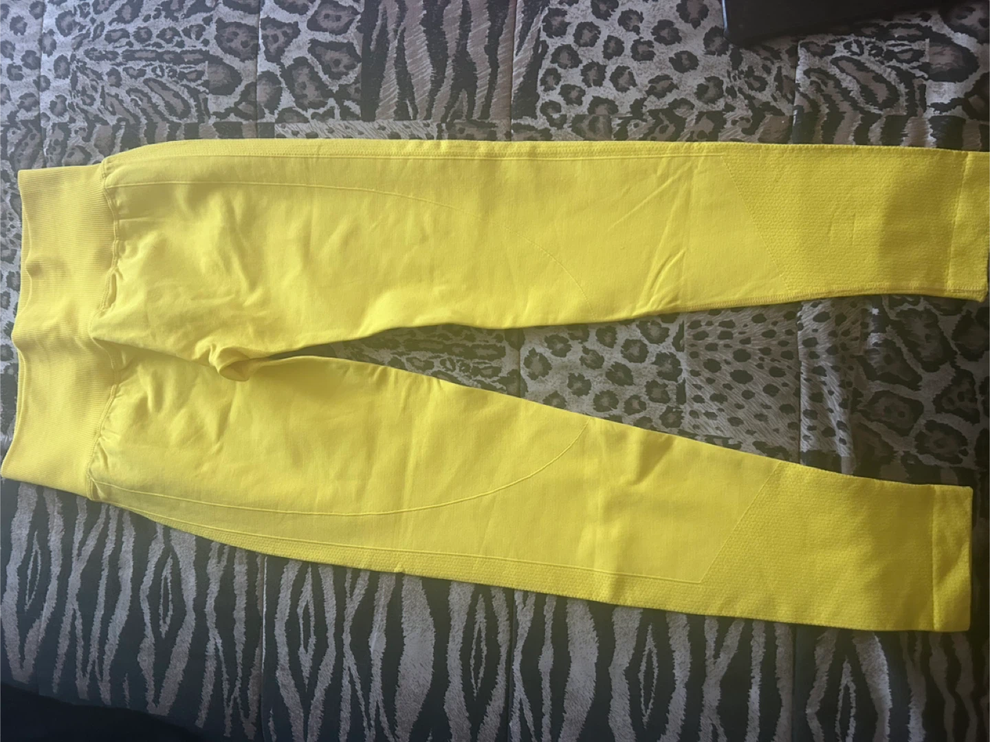 Yellow Seamless Leggings