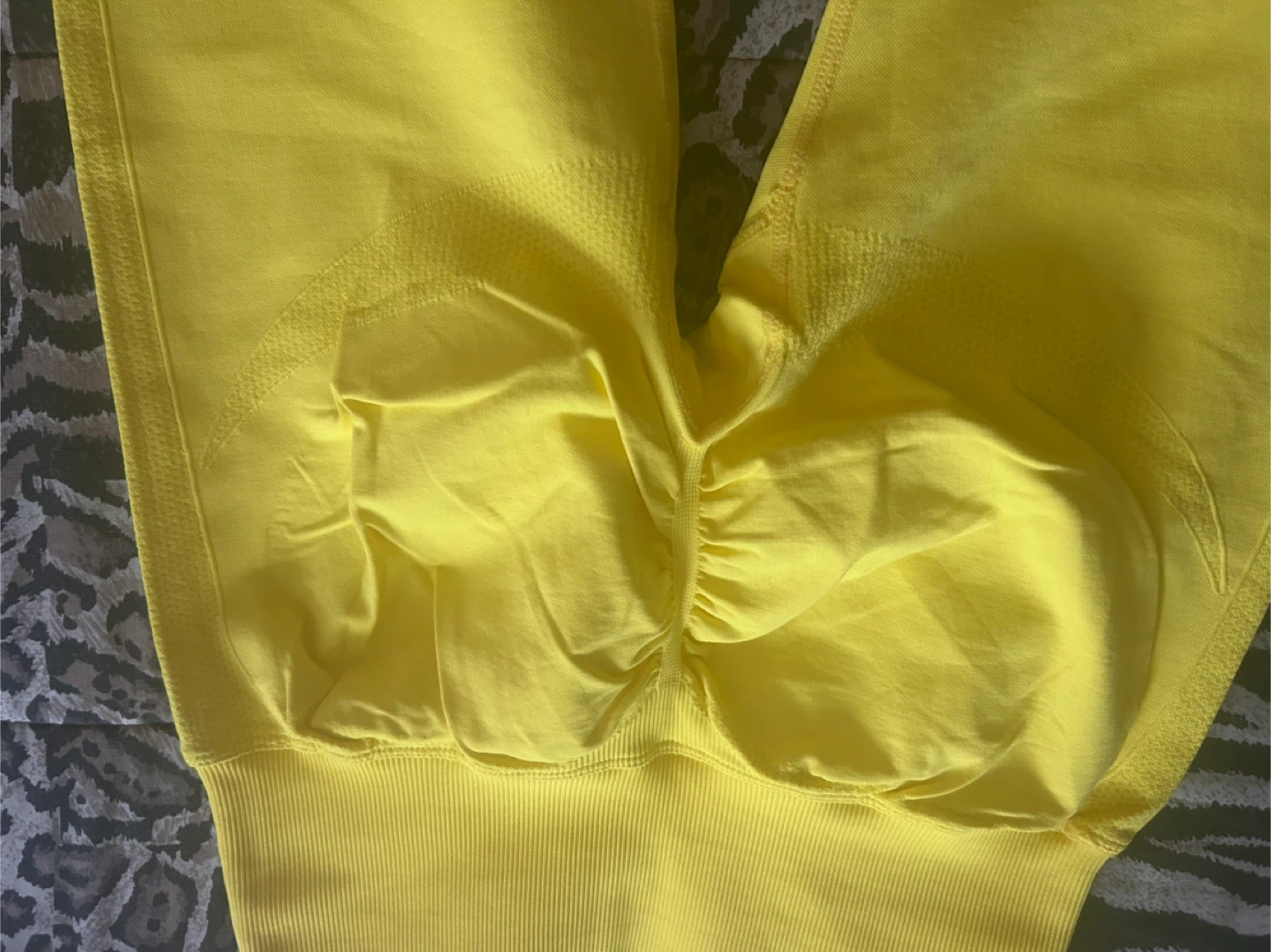 Yellow Seamless Leggings - photo 3