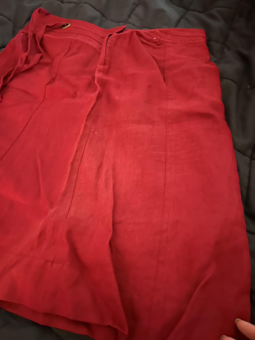 Red A-Line Skirt - photo 2