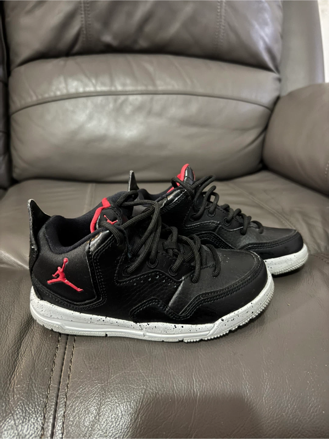Jordan 11 c Black Red Toddler Shoes