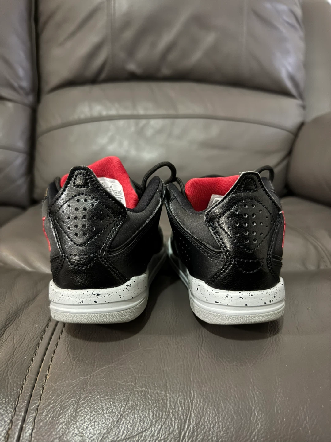 Jordan 11 c Black Red Toddler Shoes - photo 3
