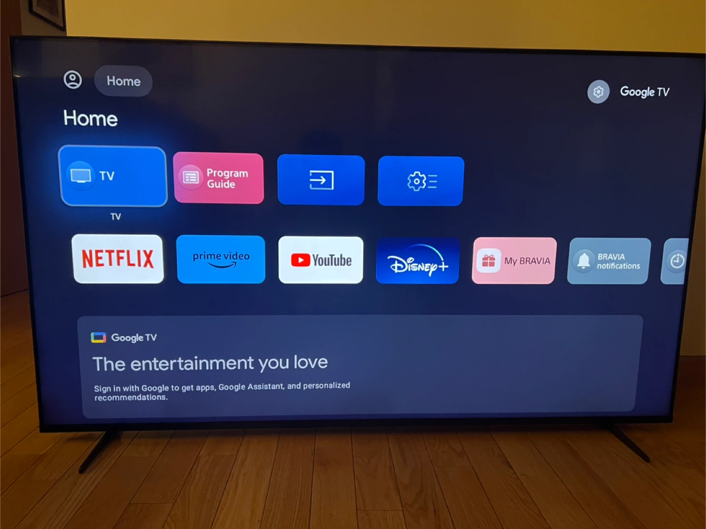 65” Sony Bravia 4K HD X90K TV - photo 4