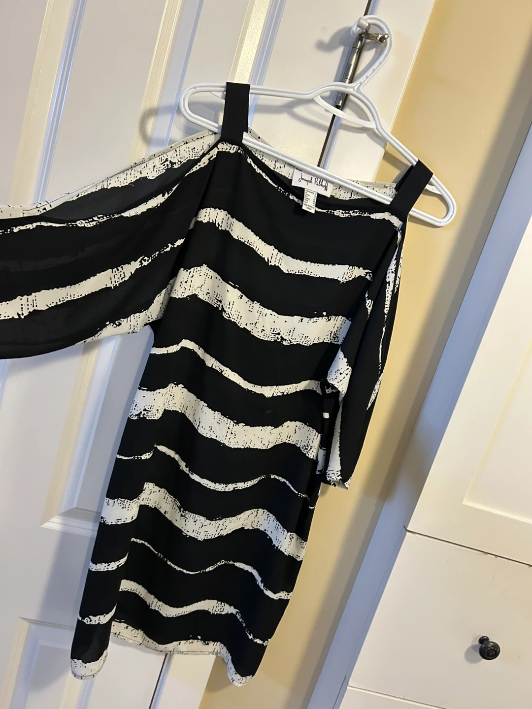 Joseph Ribkoff Cold Shoulder Striped Dress - photo 2