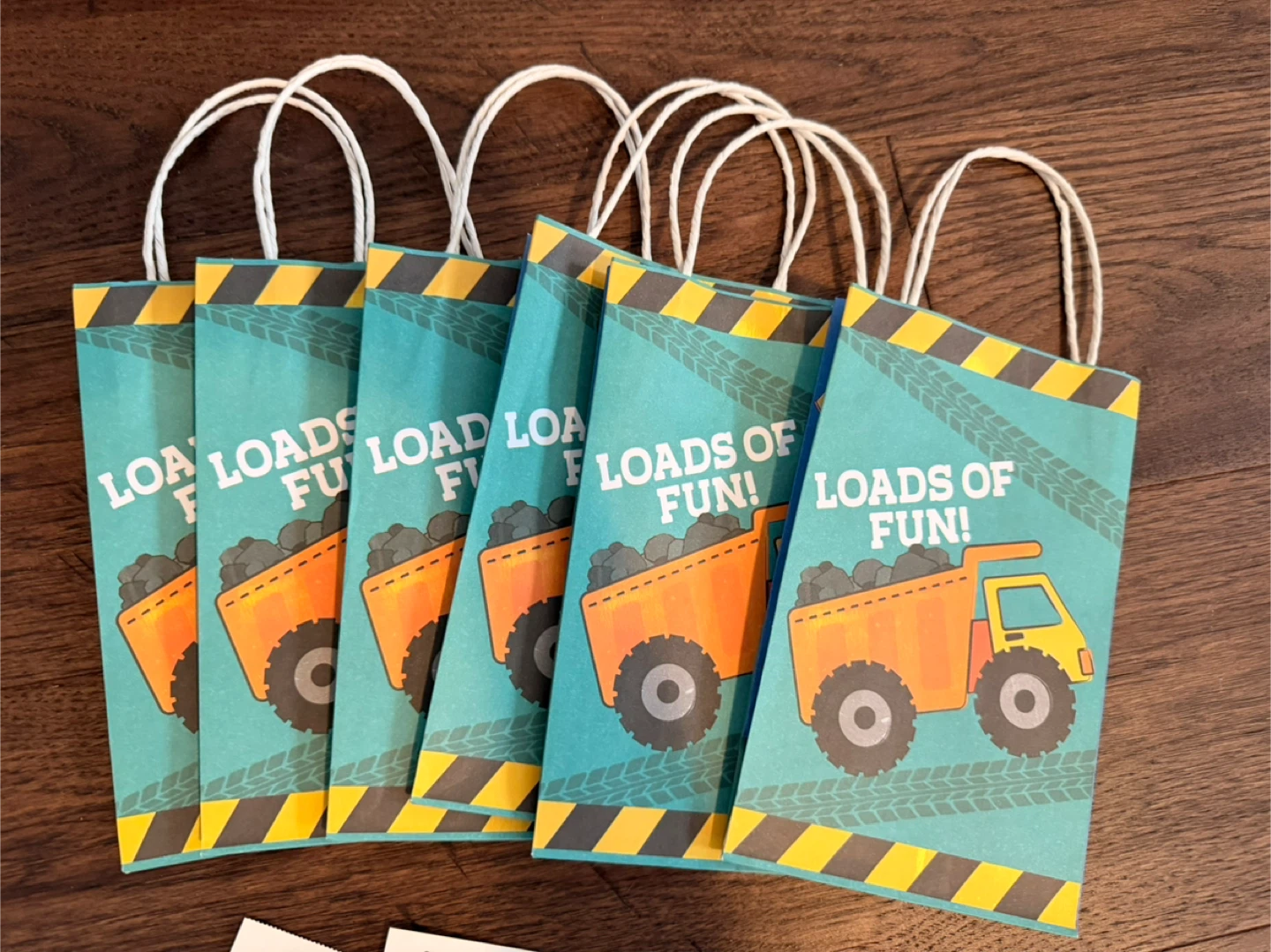 Boys Construction Party Favor Bags Lot - photo 2