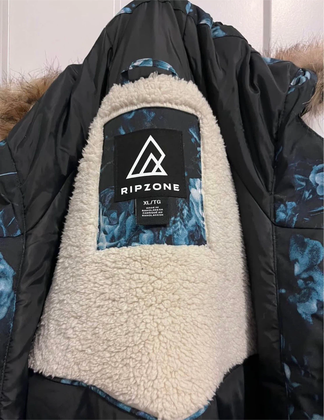 Ripzone Girls Ski Jacket XL=Women size S-M - Harbour Blue Floral - photo 3