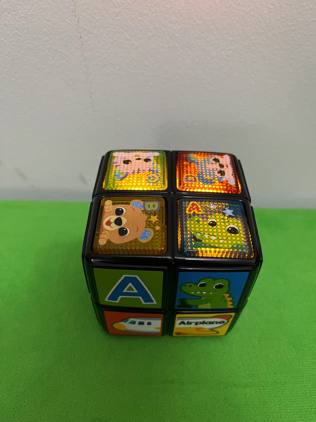 Educational Alphabet and Animal Learning Cube Toy