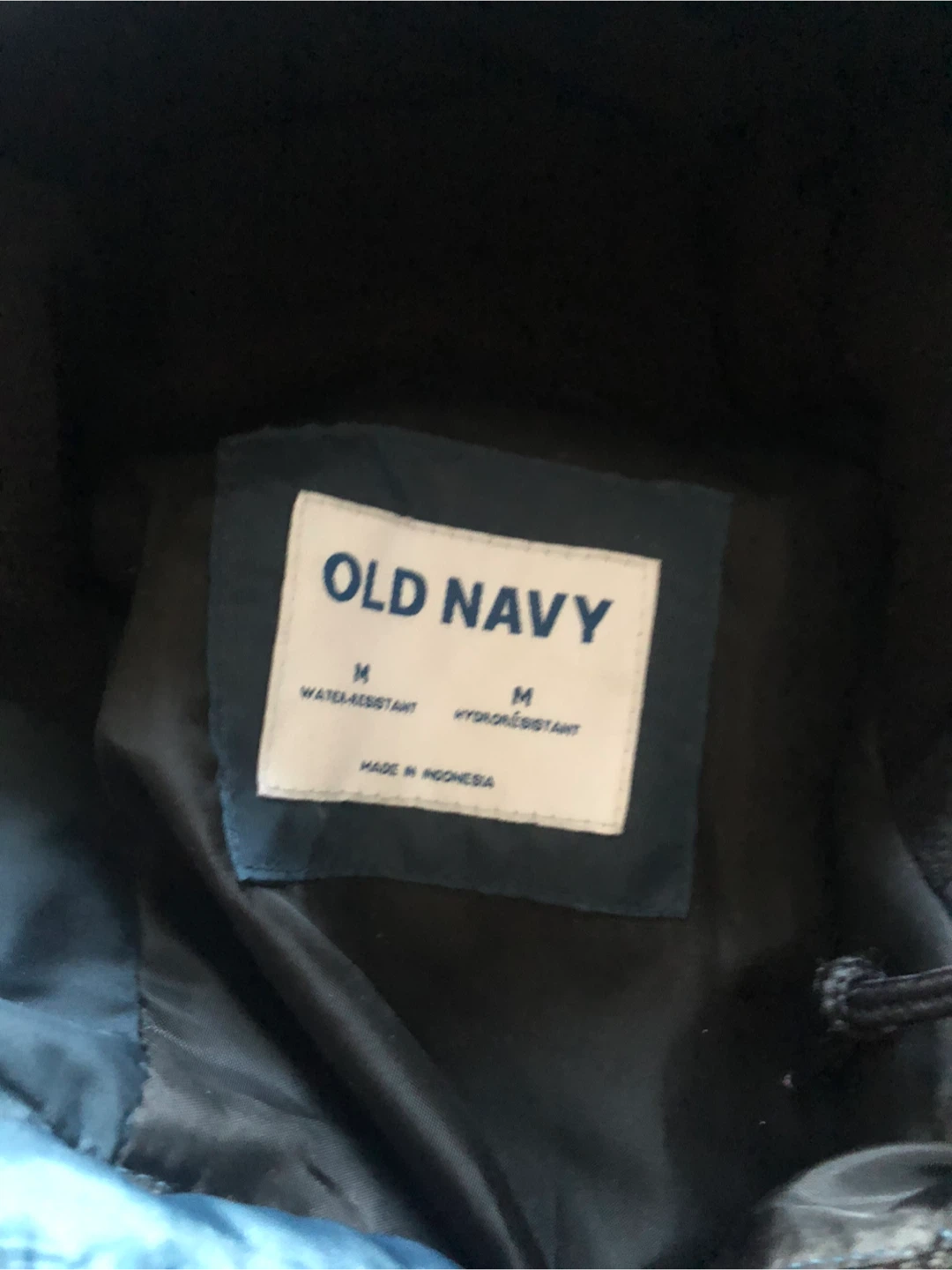 Old Navy Hooded Puffer Jacket - Men's Medium - Teal - photo 2