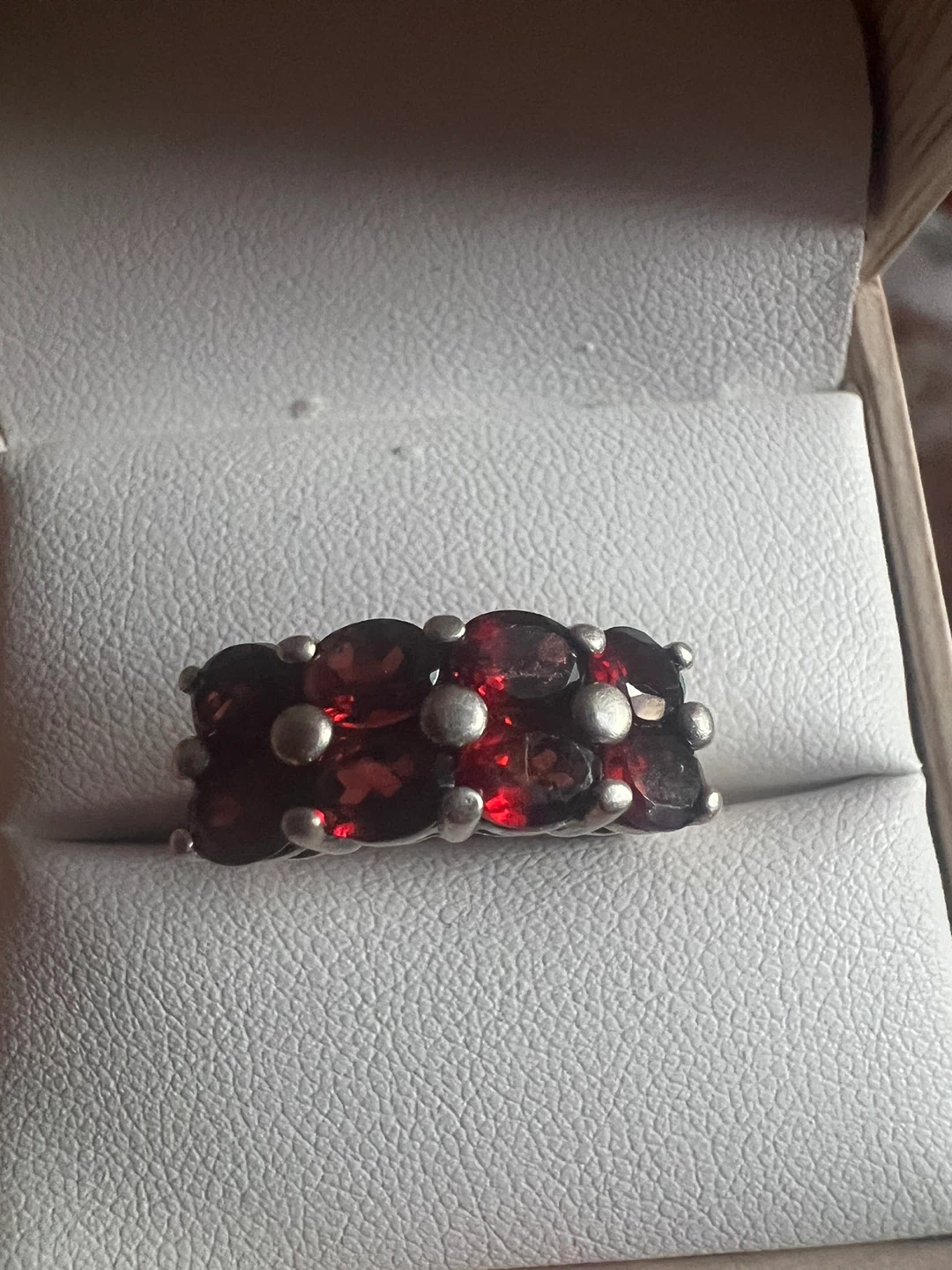 925 Silver Garnet Ring - photo 2