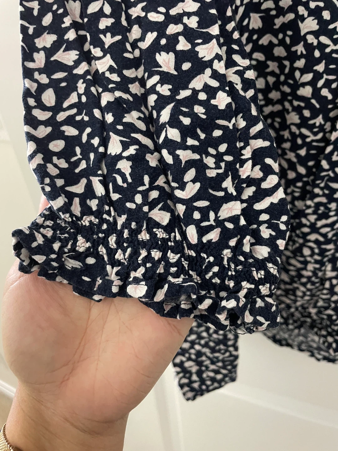 INEXTENSO Navy Floral Dress - Size 38 - photo 5