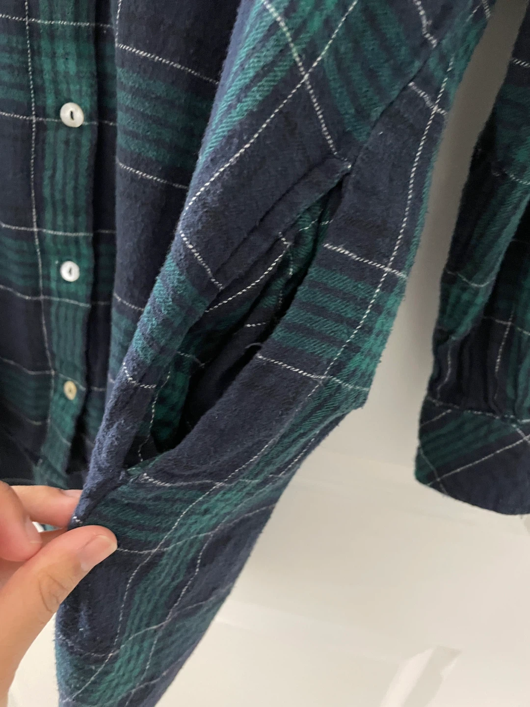 Stradivarius Plaid Button-Up Shirt - Size Medium - photo 4