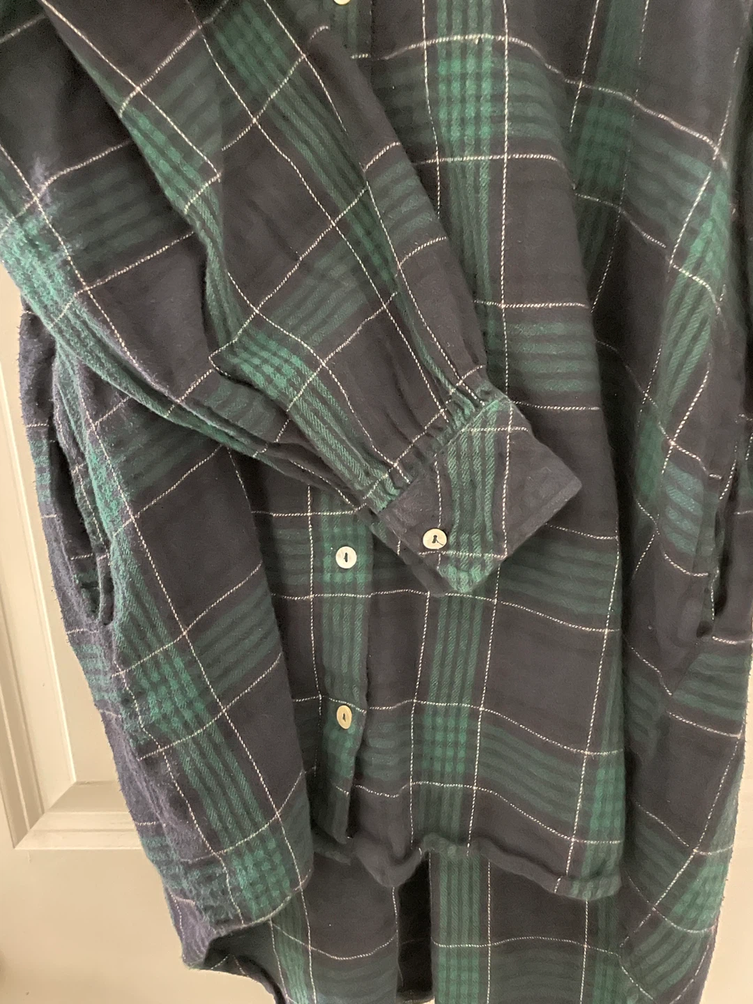 Stradivarius Plaid Button-Up Shirt - Size Medium - photo 3