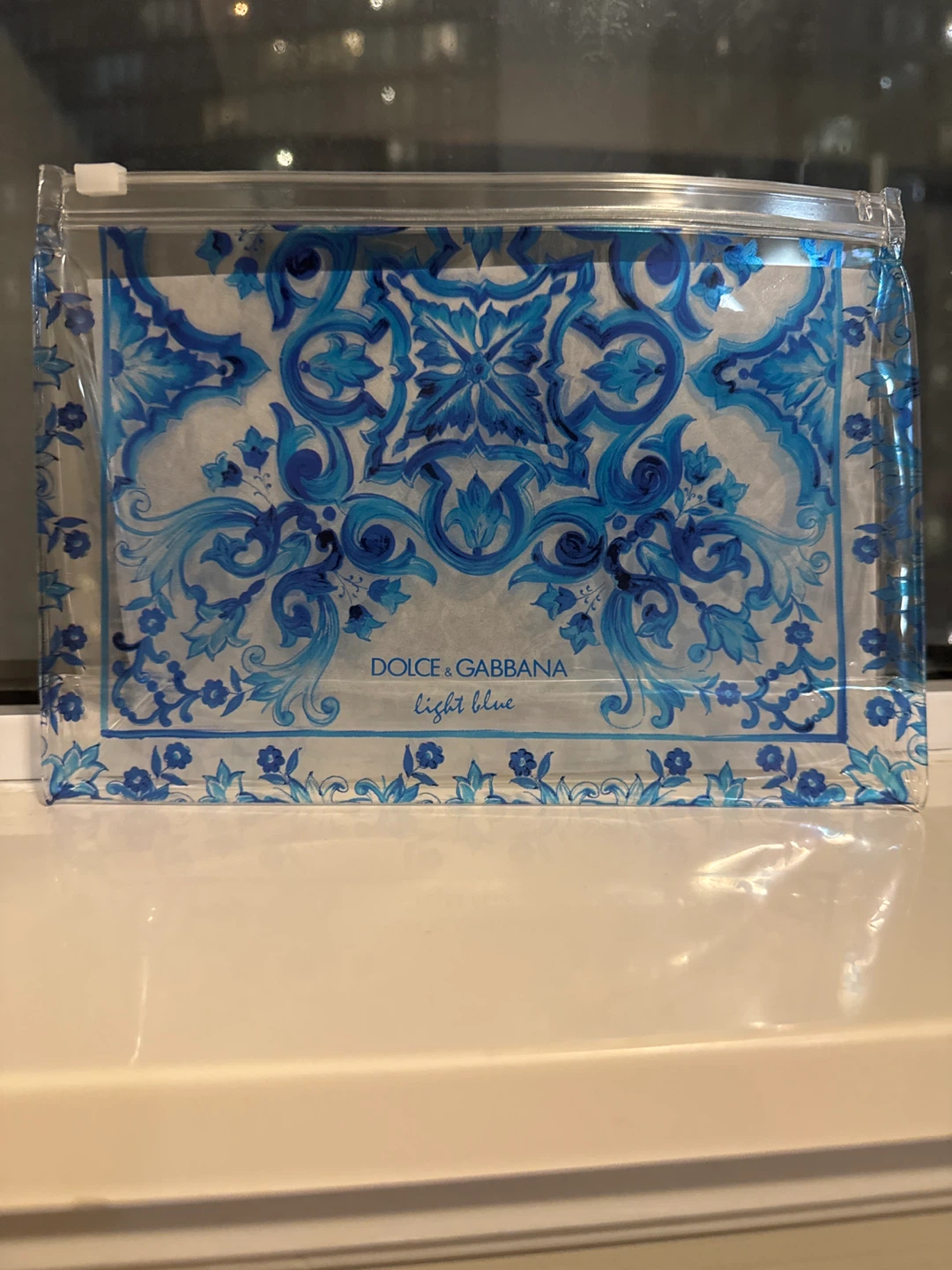 Dolce & Gabbana Light Blue Clear Pouch