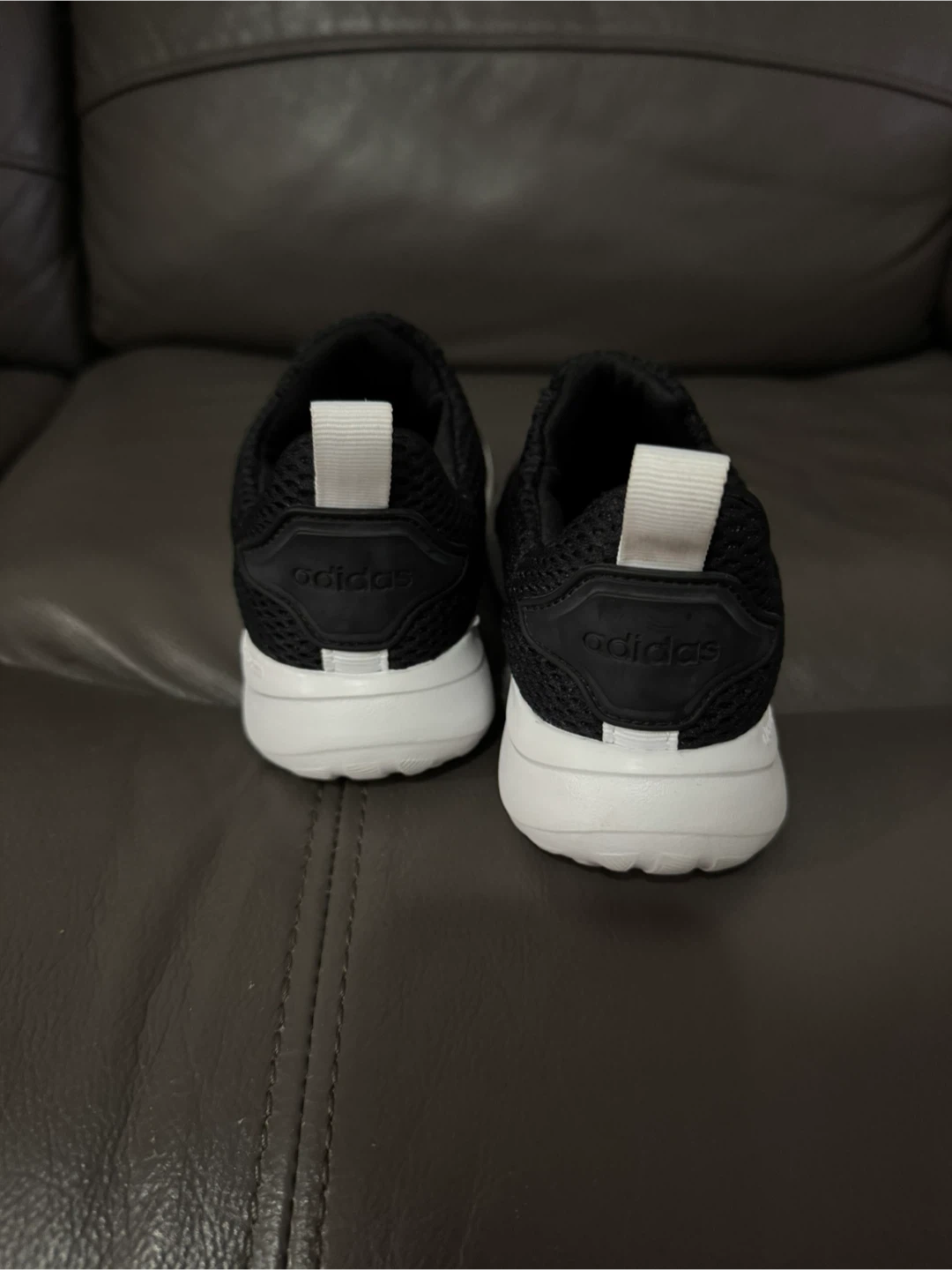 Adidas Kids Cloudfoam Black Slip-On Shoes Size 12K - photo 3