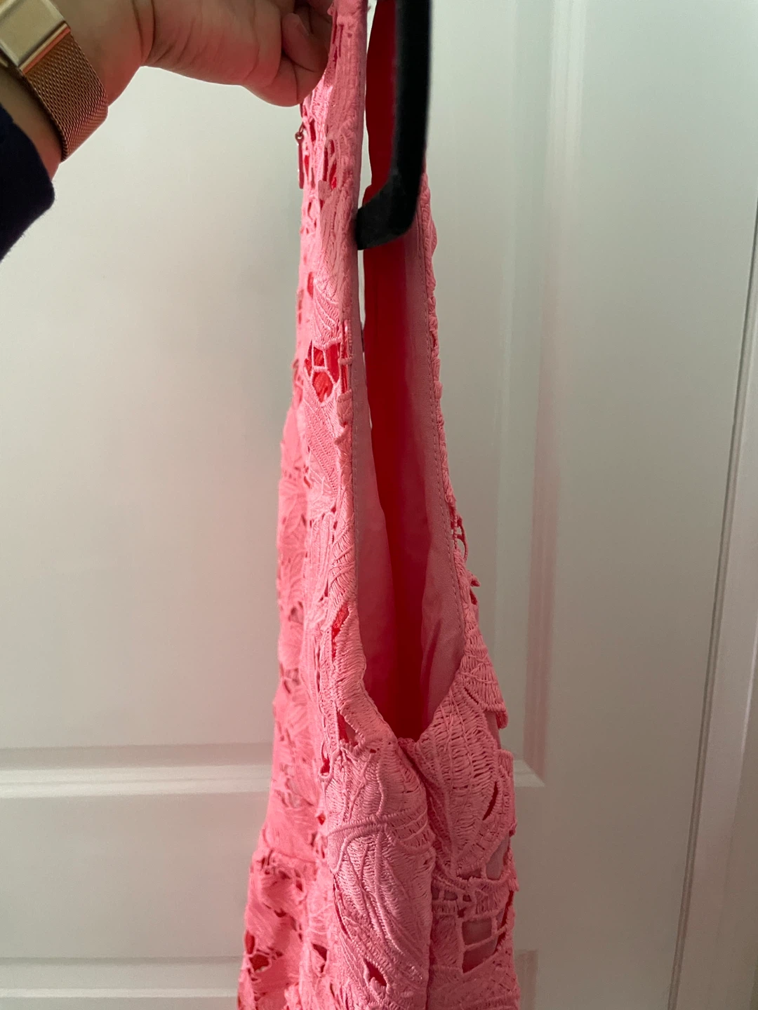 Adelyn Rae Bubblegum Pink Lace Dress - Size X-Small - photo 5