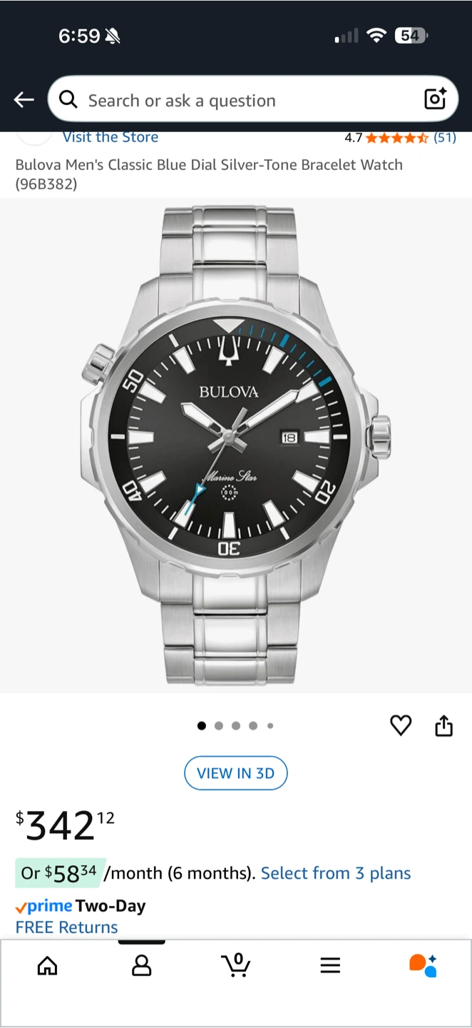 Bulova Men's Classic Silver-Tone Bracelet Watch