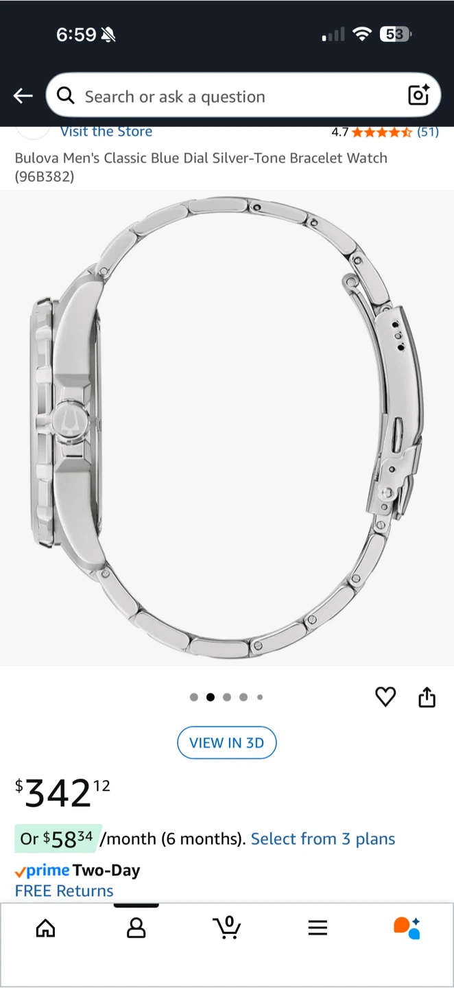 Bulova Men's Classic Silver-Tone Bracelet Watch - photo 2