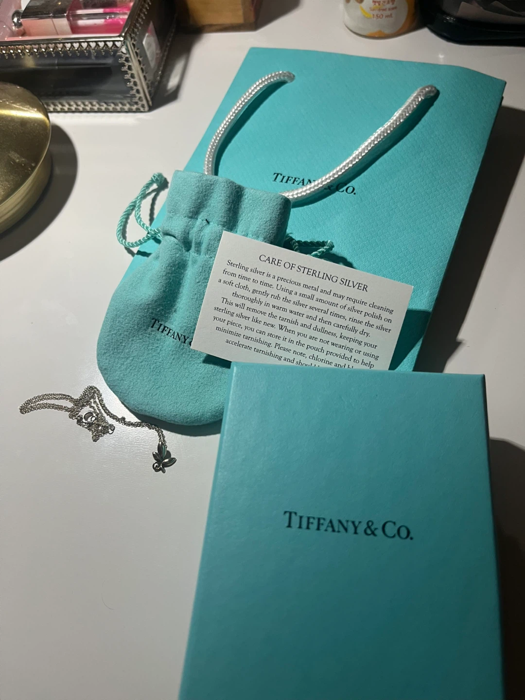 Tiffany & Co. Paloma Picasso Olive Leaf Pendant Necklace