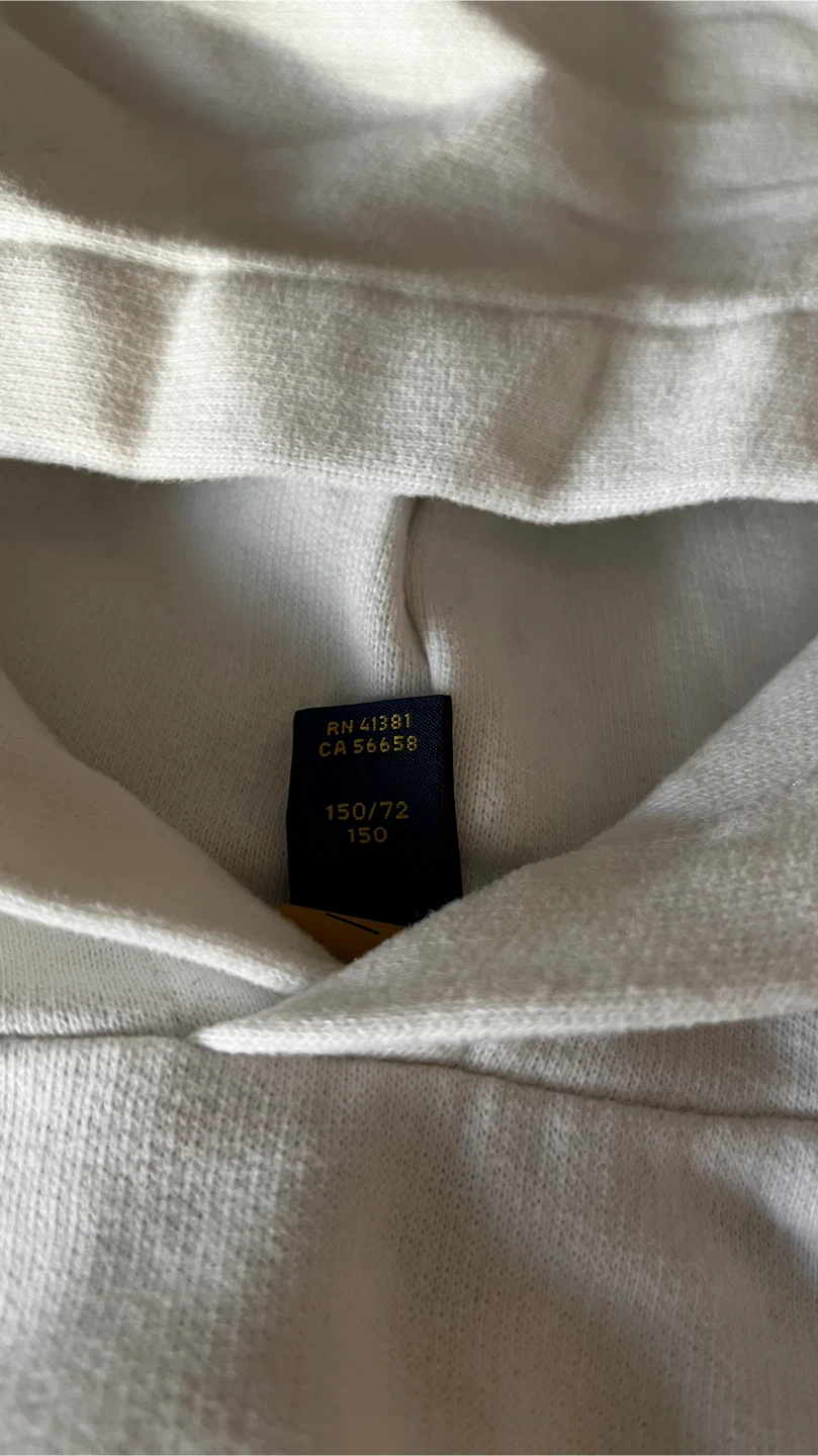 Ralph Lauren White Hooded Sweatshirt - Size L (12-14) - photo 4