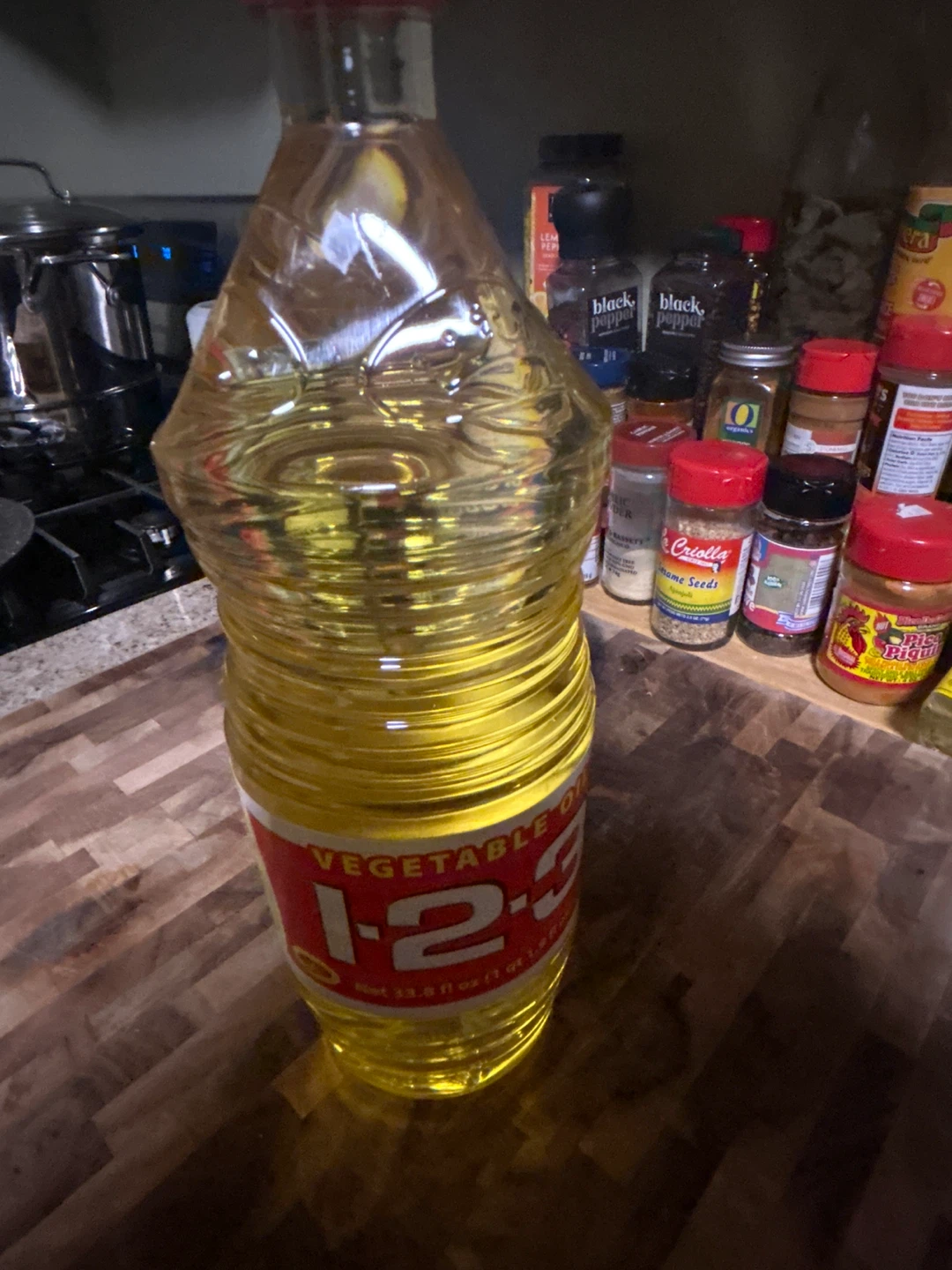 1-2-3 Vegetable Oil