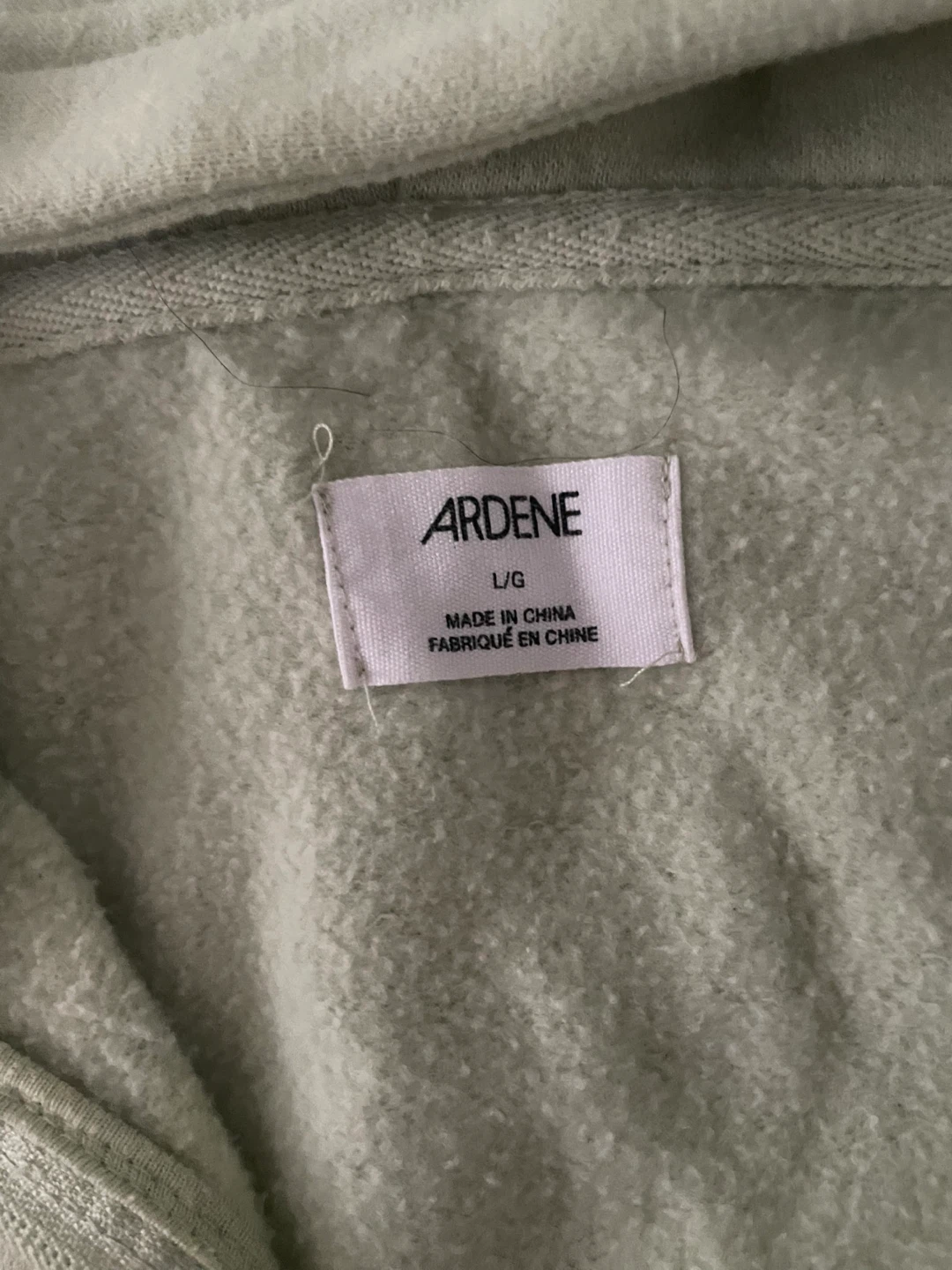 ardene light green zip up hoodie - photo 2