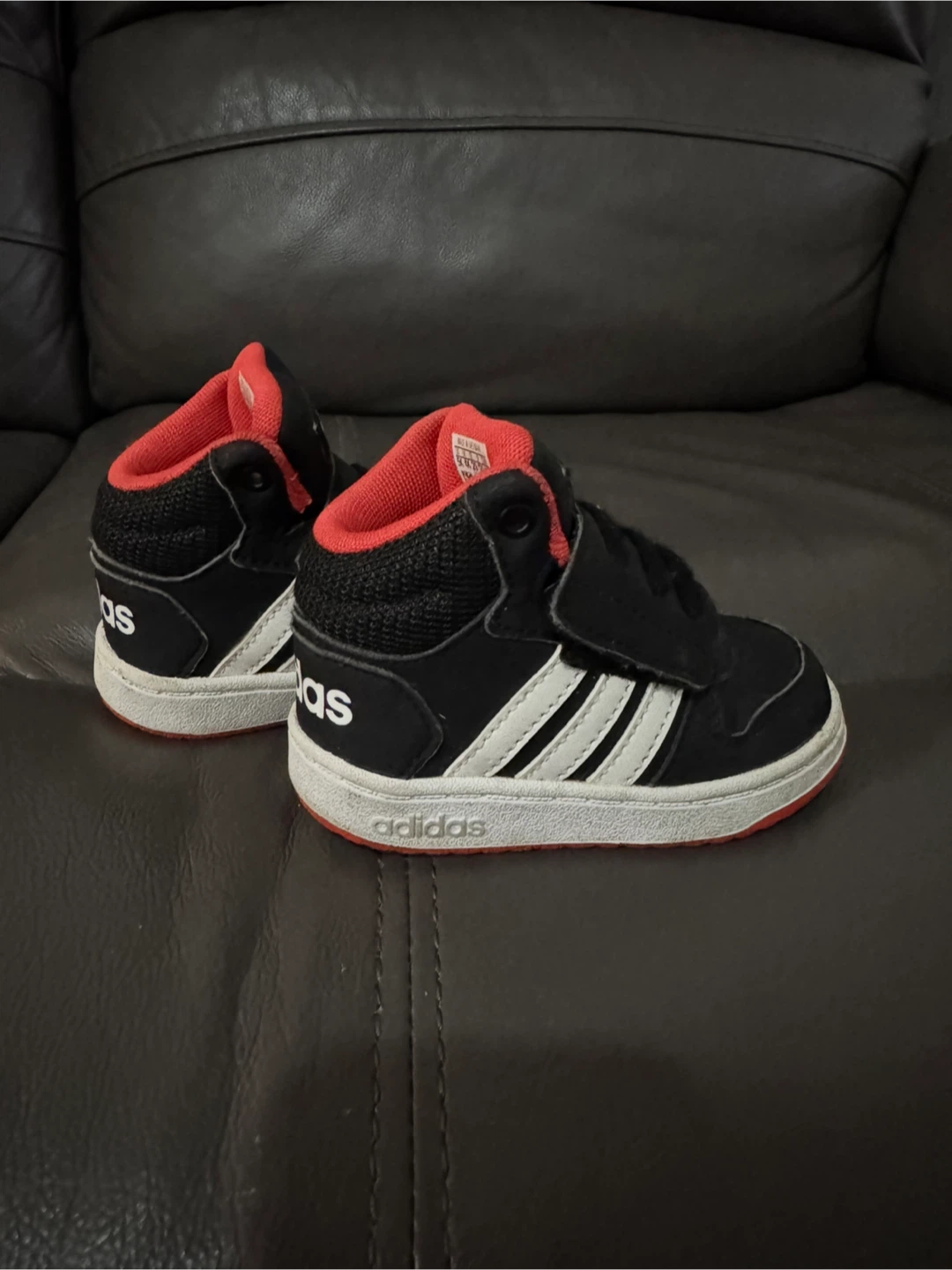 Adidas  Shoes Black Red Toddler Size 5K
