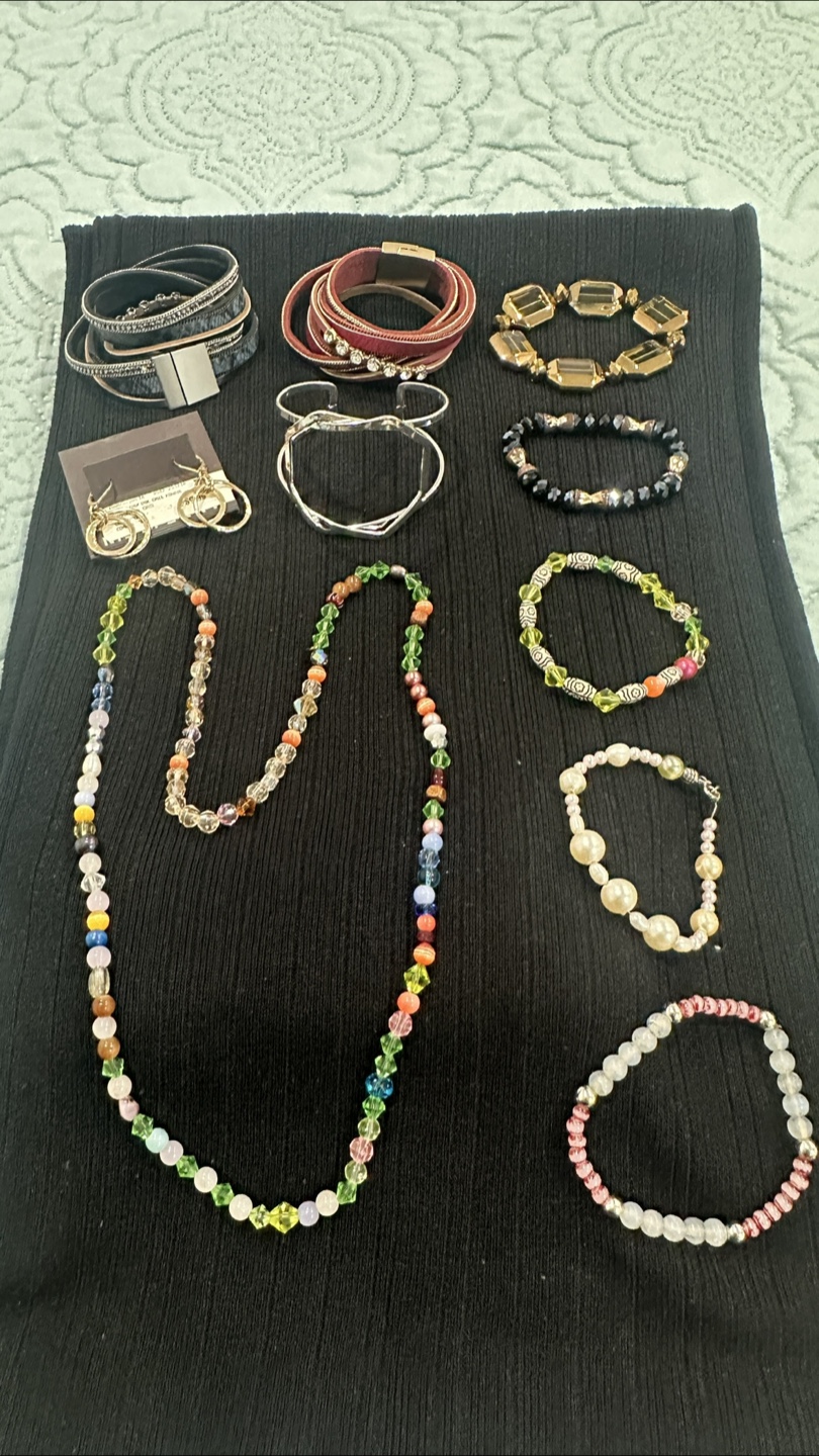 Assorted Bracelets and Necklace Set