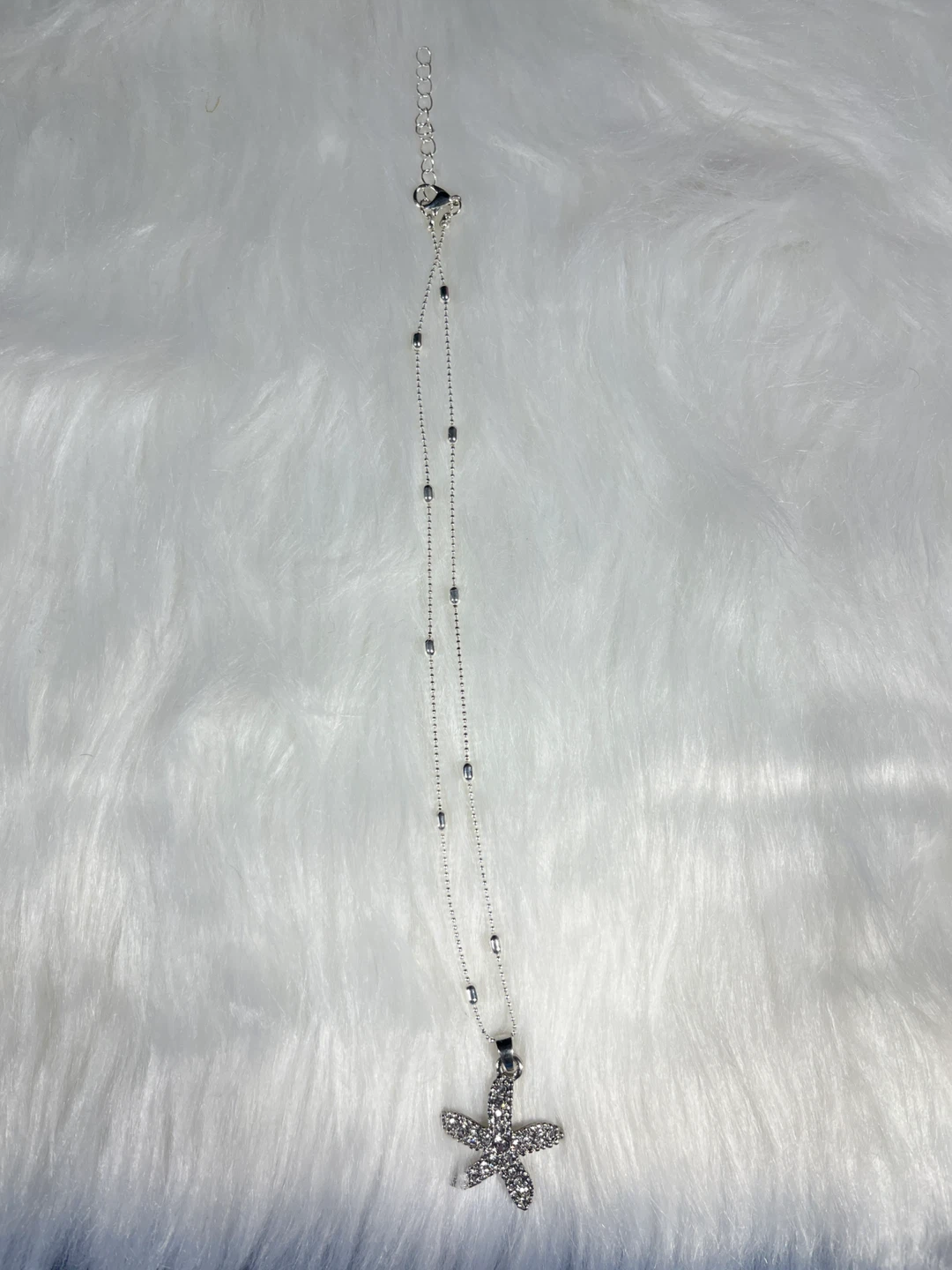 Silver Starfish Pendant Necklace - photo 3