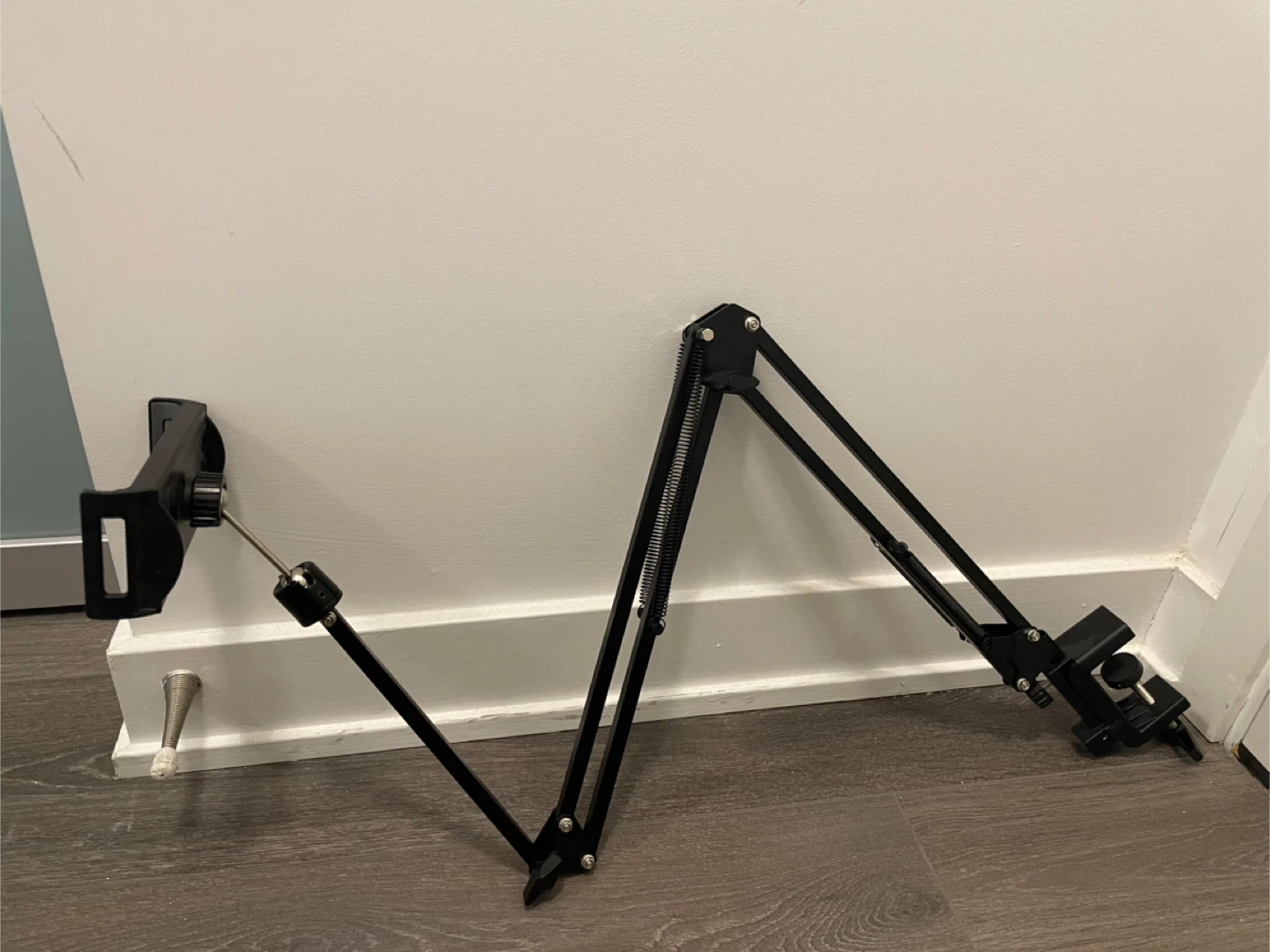 Adjustable mobile phone and Desk Mount Tablet Stand