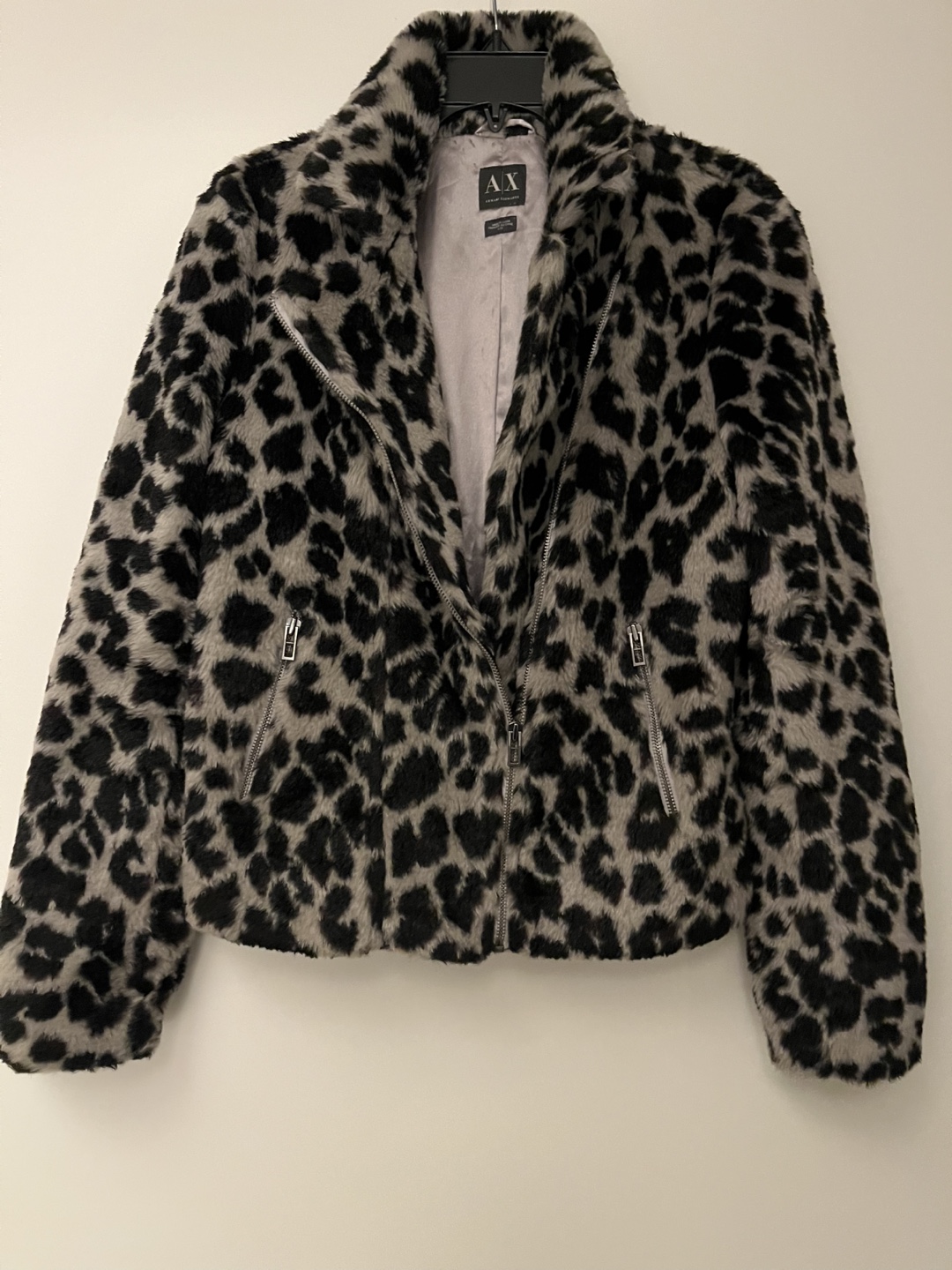 Armani Exchange Faux Fur Jacket, size L tide fix - photo 2