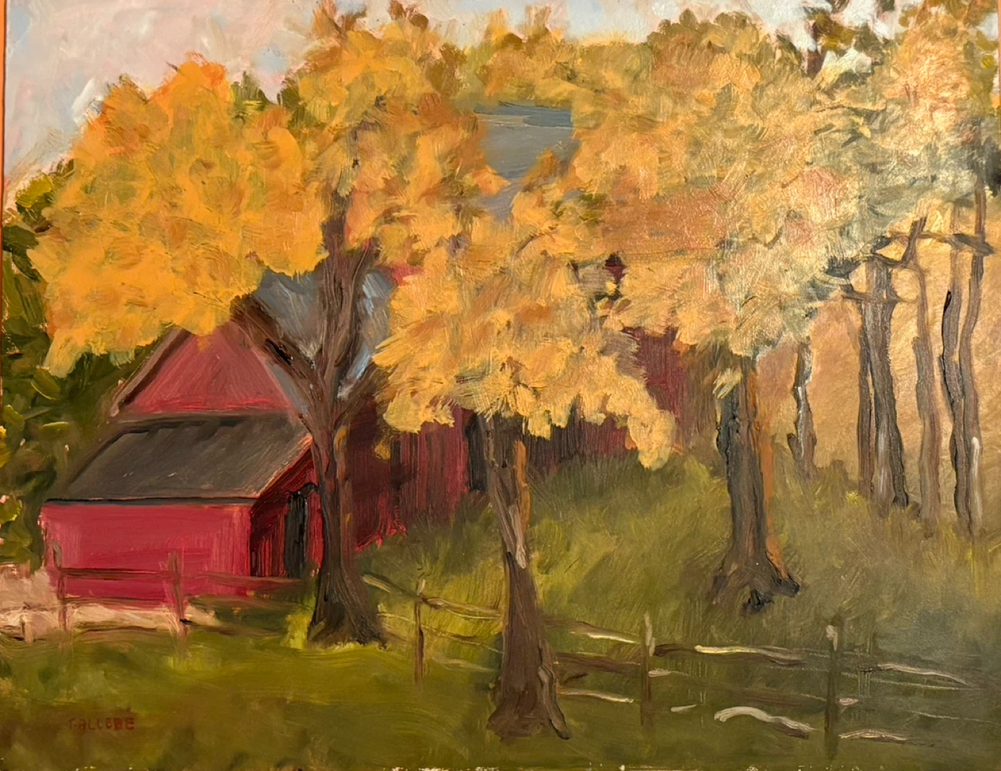 Oil Painting Autumn Landscape