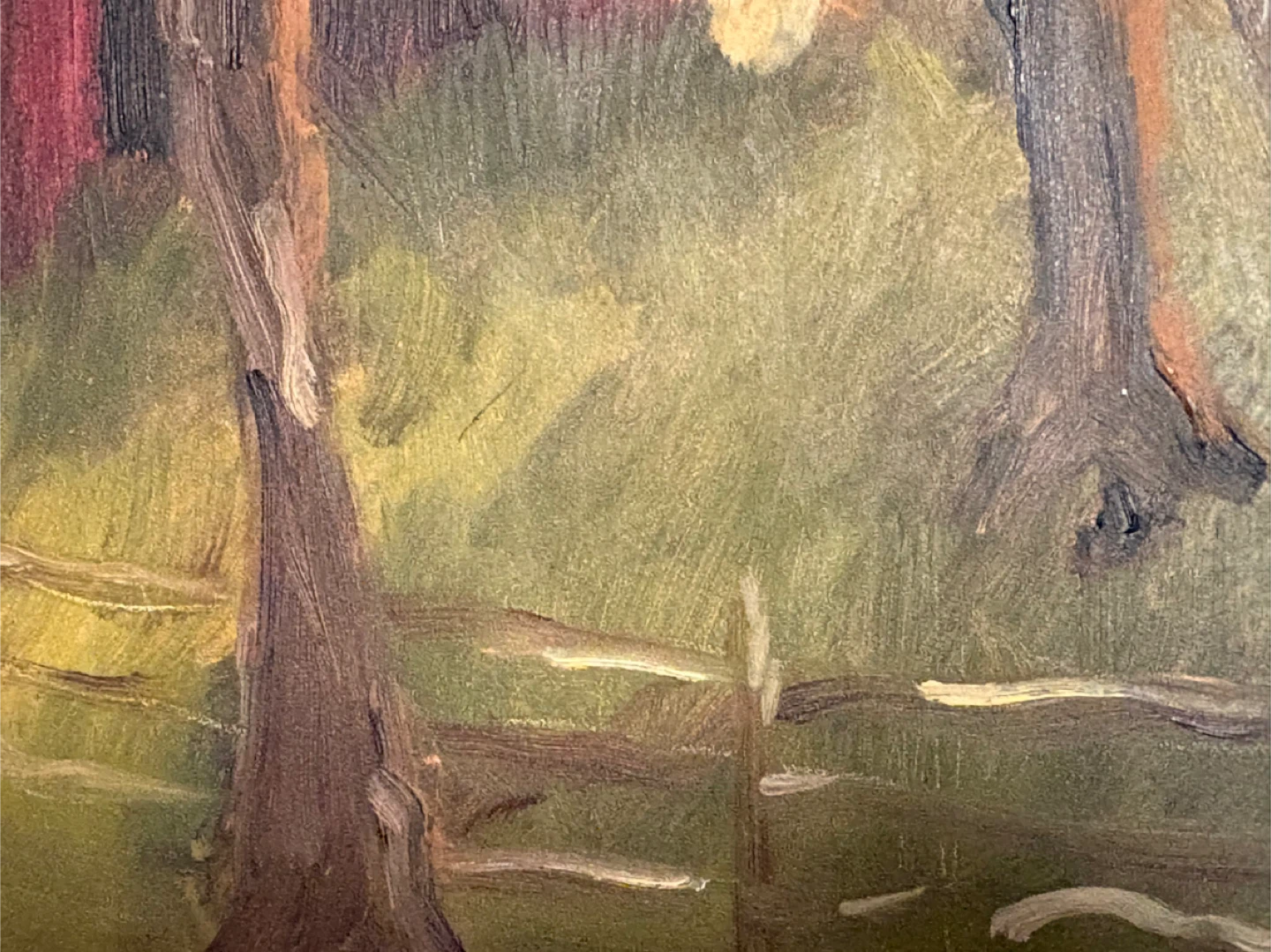 Oil Painting Autumn Landscape - photo 4