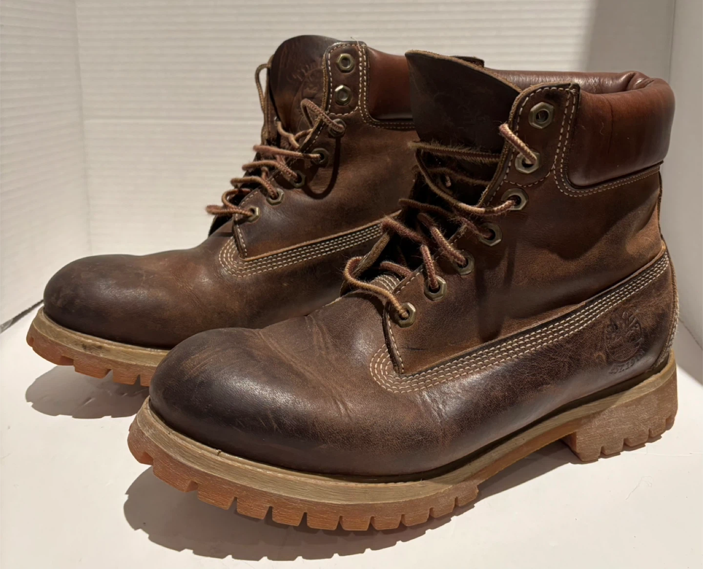 Timberland Vintage 1988 Boots - Brown Leather - Size 9 M - photo 2