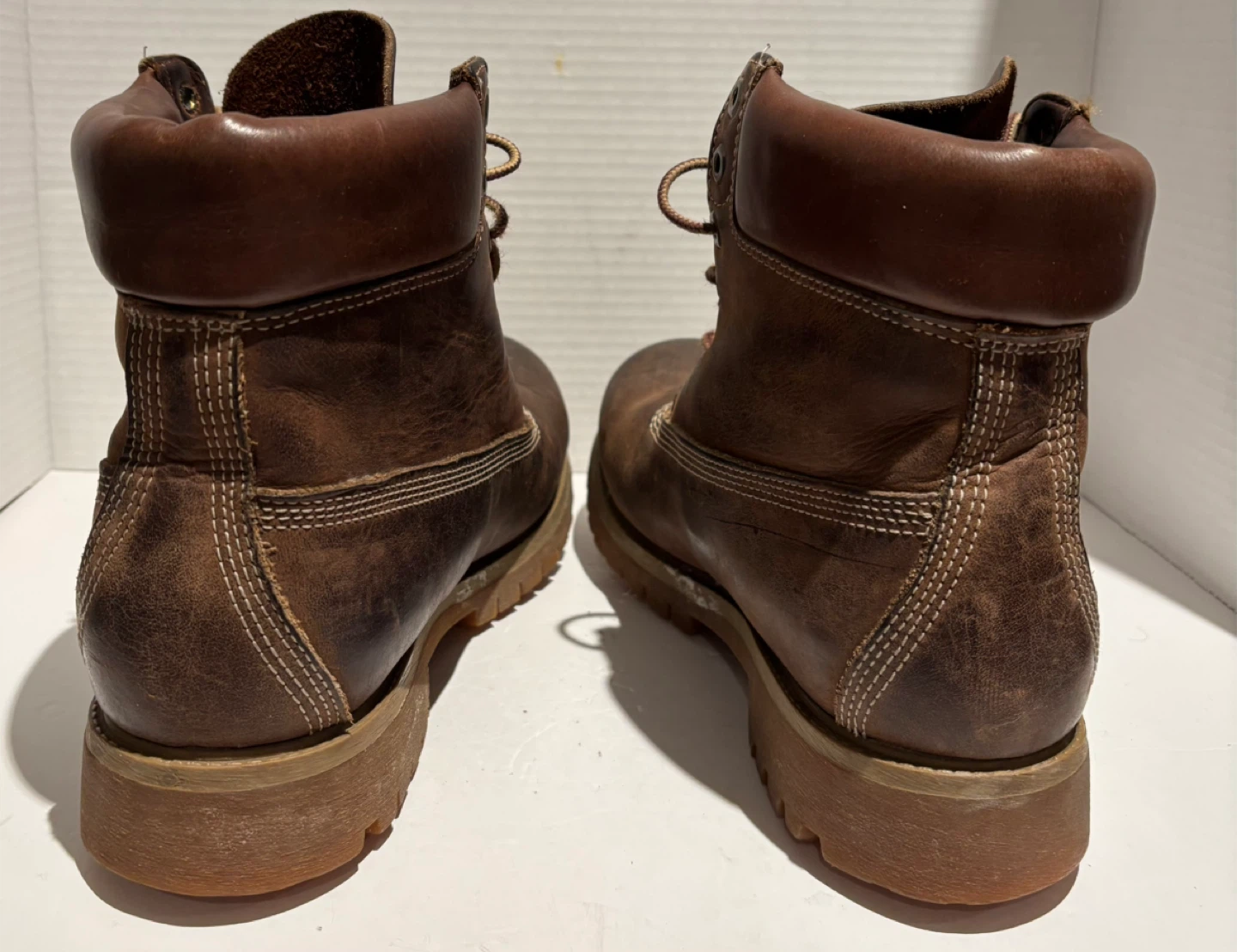 Timberland Vintage 1988 Boots - Brown Leather - Size 9 M - photo 3