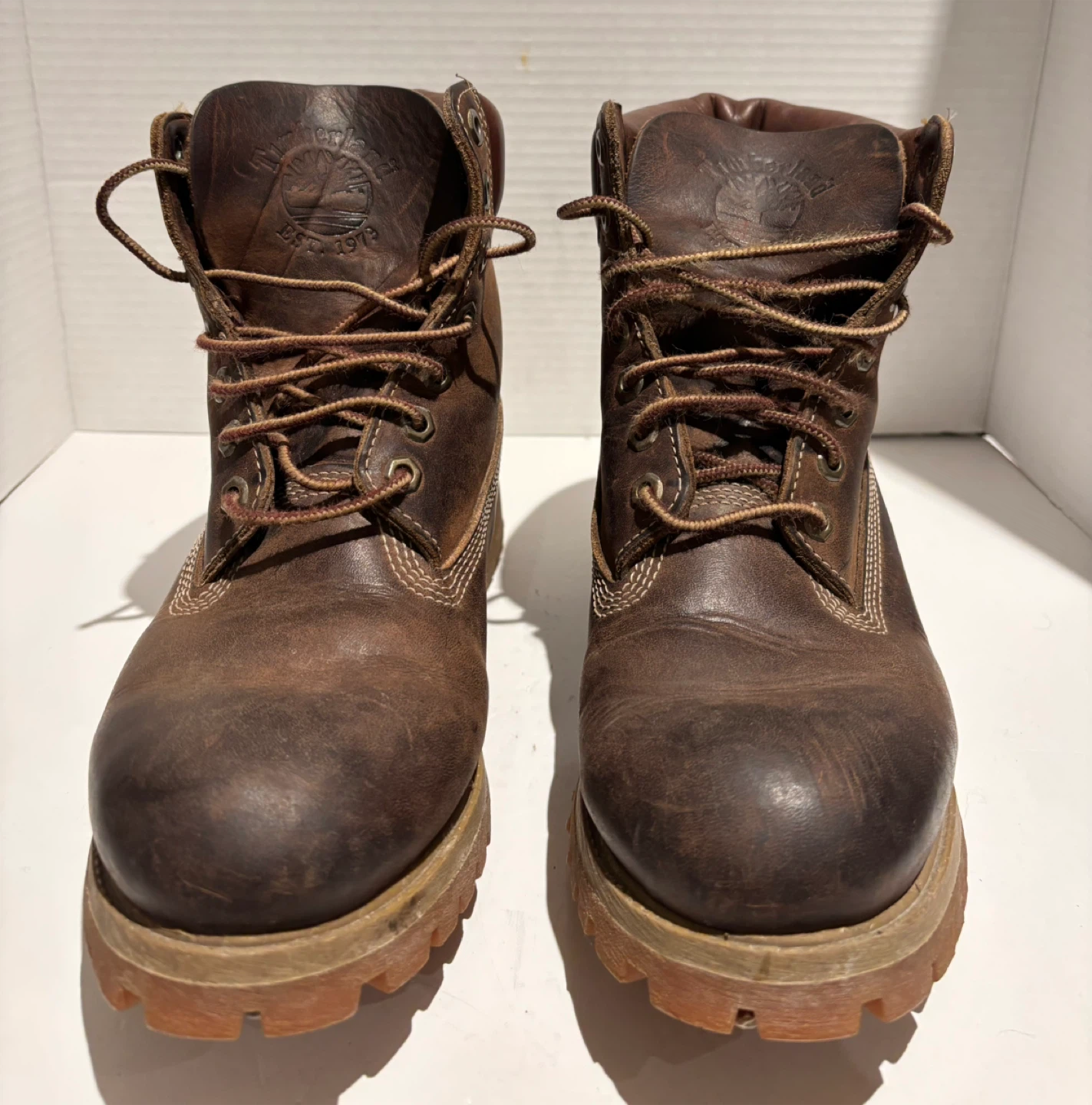 Timberland Vintage 1988 Boots - Brown Leather - Size 9 M - photo 4