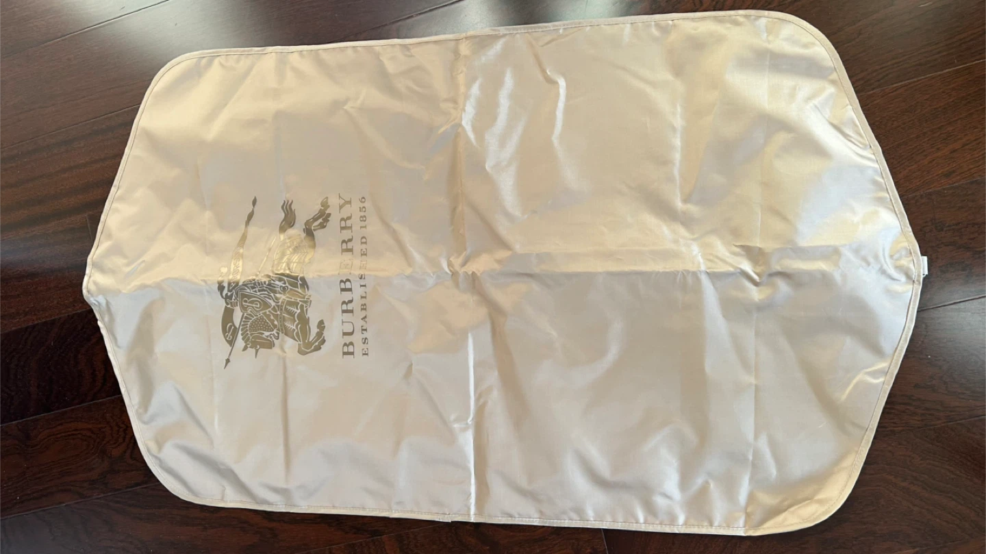 Burberry garment bag