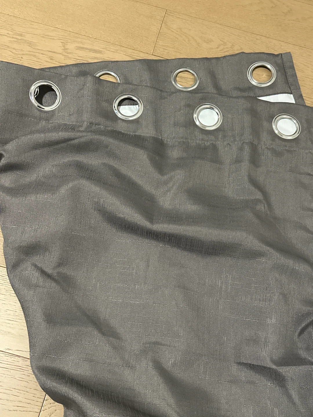 LIKE NEW! Diraysid Curtains - Dark Grey Linen, 2 piece, 72*52 - photo 3