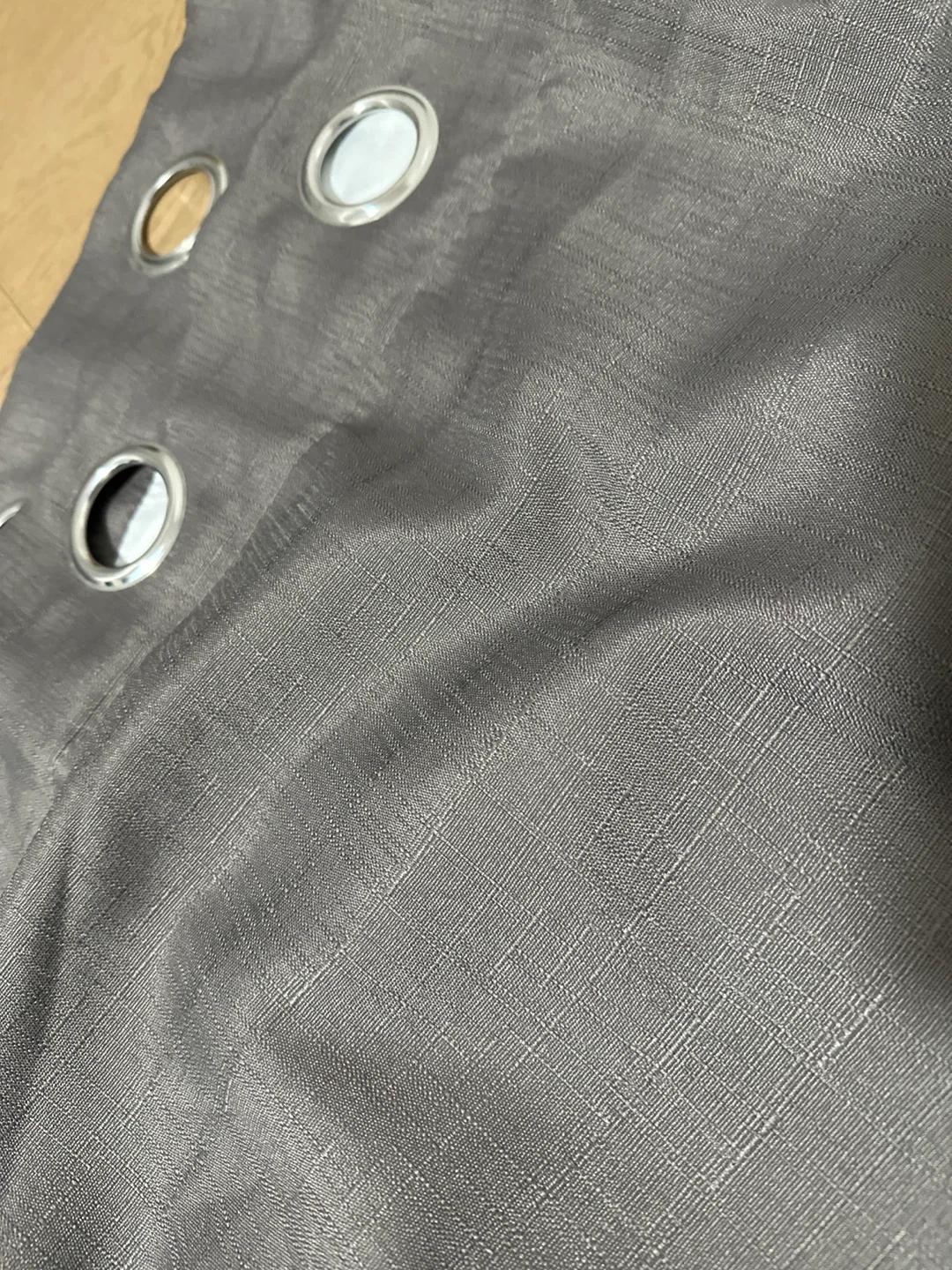 LIKE NEW! Diraysid Curtains - Dark Grey Linen, 2 piece, 72*52 - photo 4