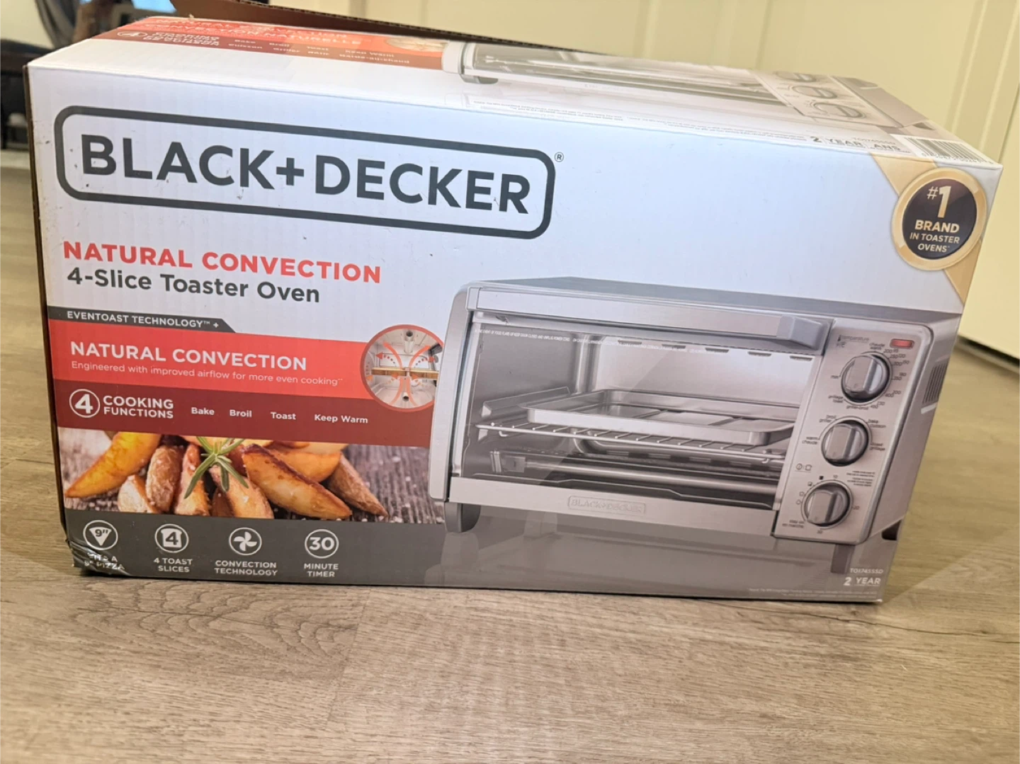 BLACK+DECKER 4-Slice Natural Convection Toaster Oven - photo 3