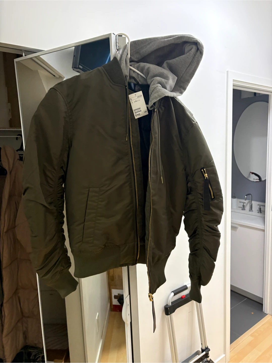 H&M Bomber Jacket with Hood