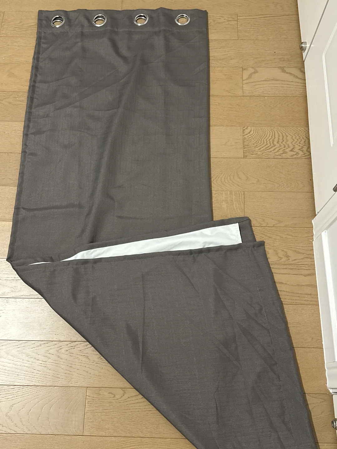 LIKE NEW! Diraysid Curtains - Dark Grey Linen, 2 piece, 72*52 - photo 5