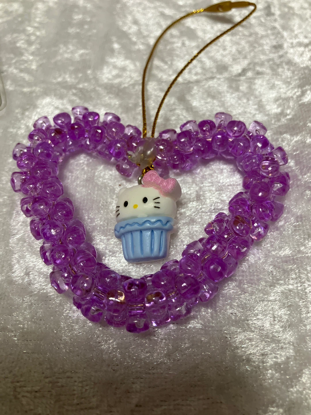 Sanrio Character Beaded Heart Charms - photo 3