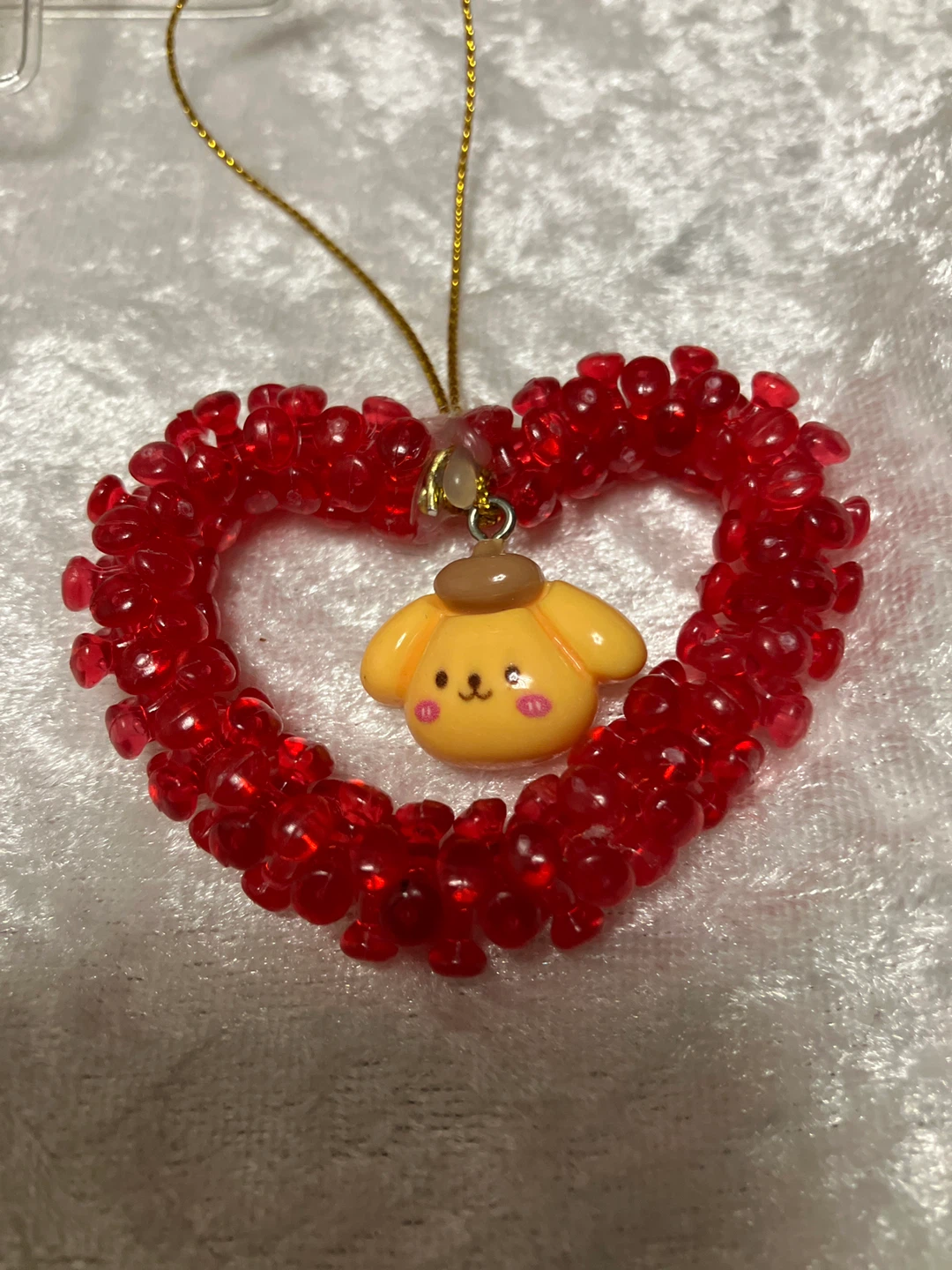 Sanrio Character Beaded Heart Charms - photo 4