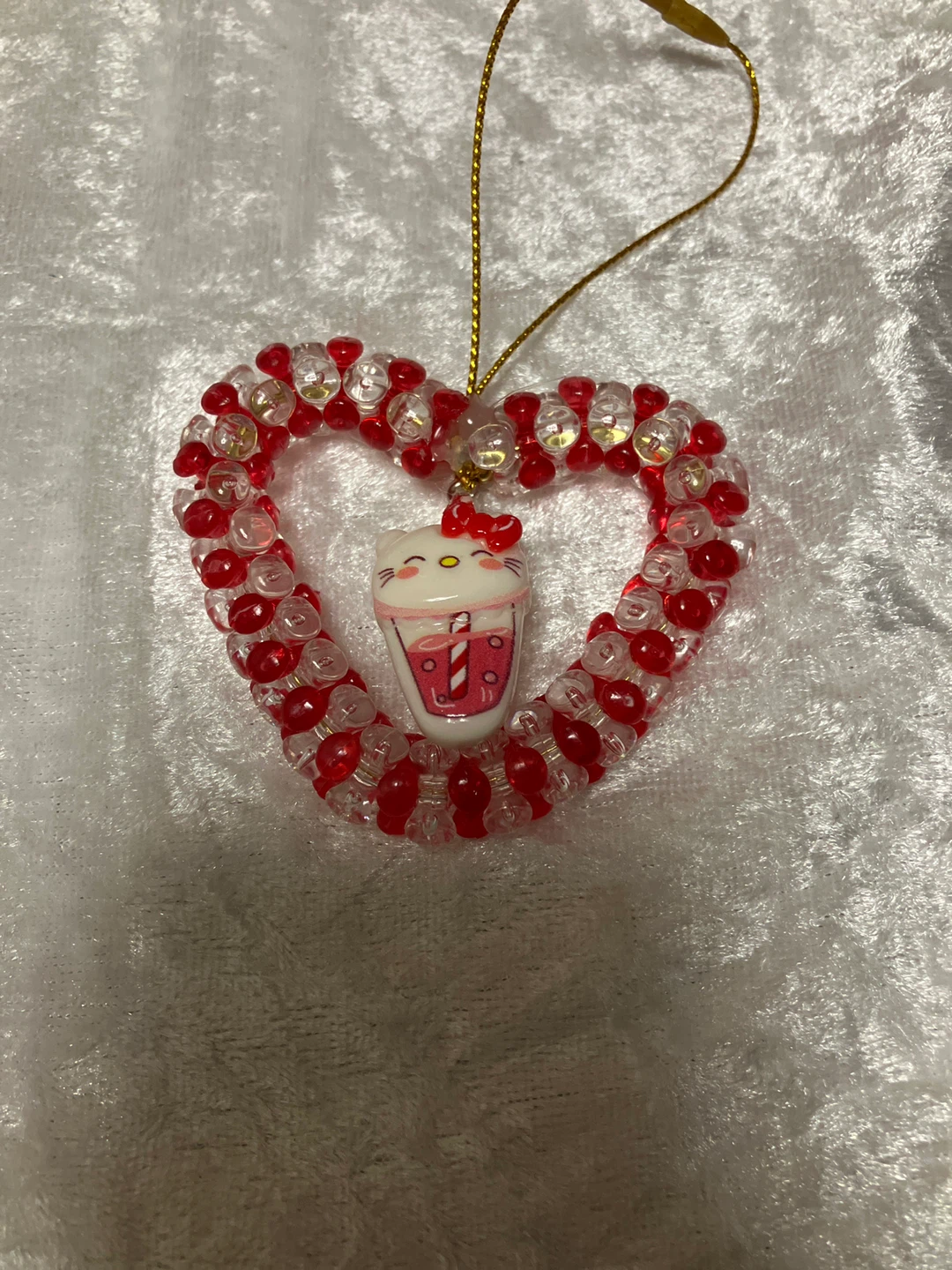 Sanrio Character Beaded Heart Charms - photo 2