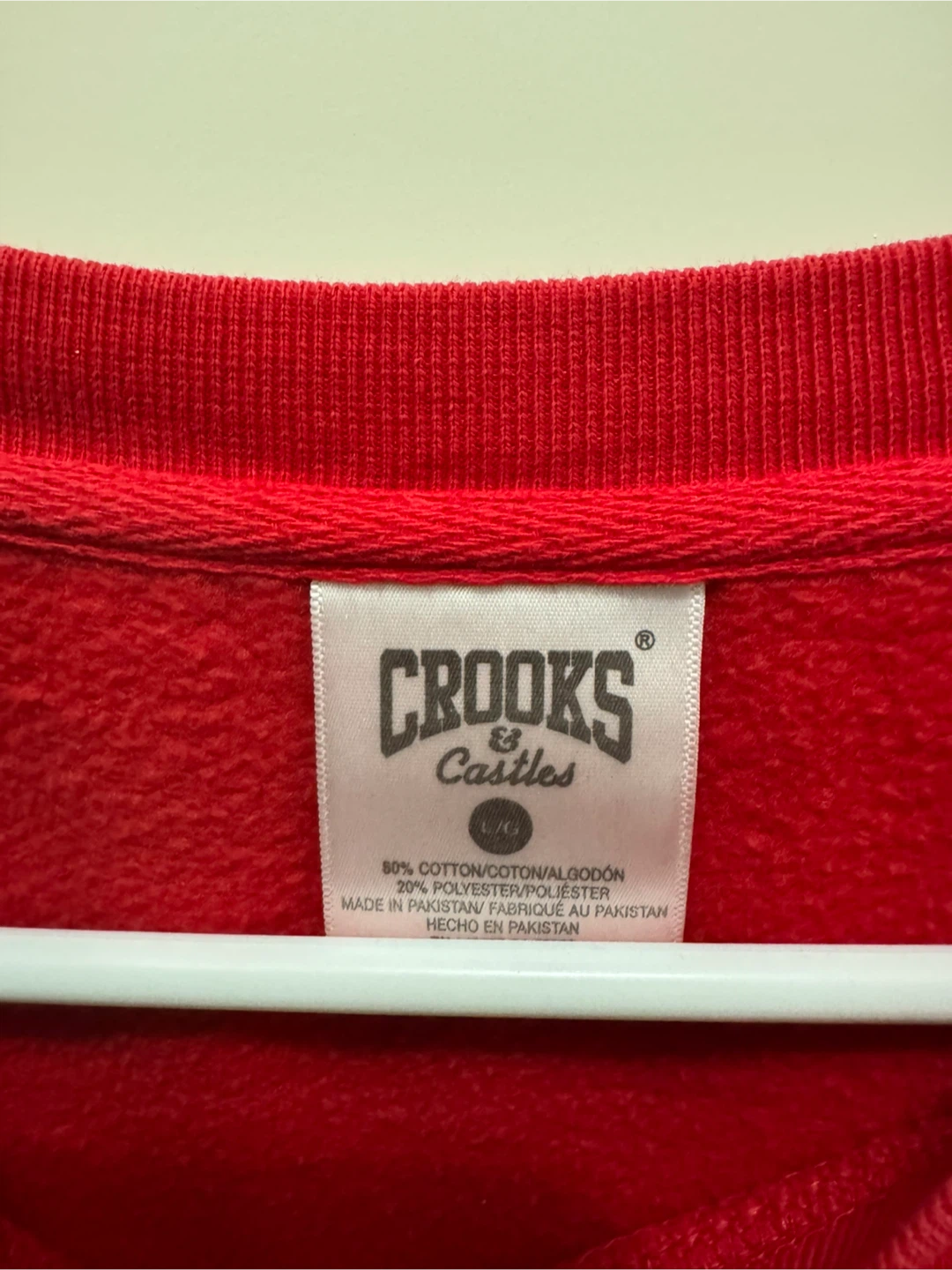 Crooks & Castles Death Row Records Red Sweatshirt L - photo 3