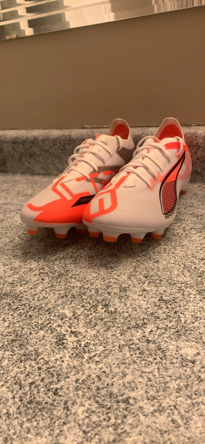 Puma Soccer Cleats White/Orange