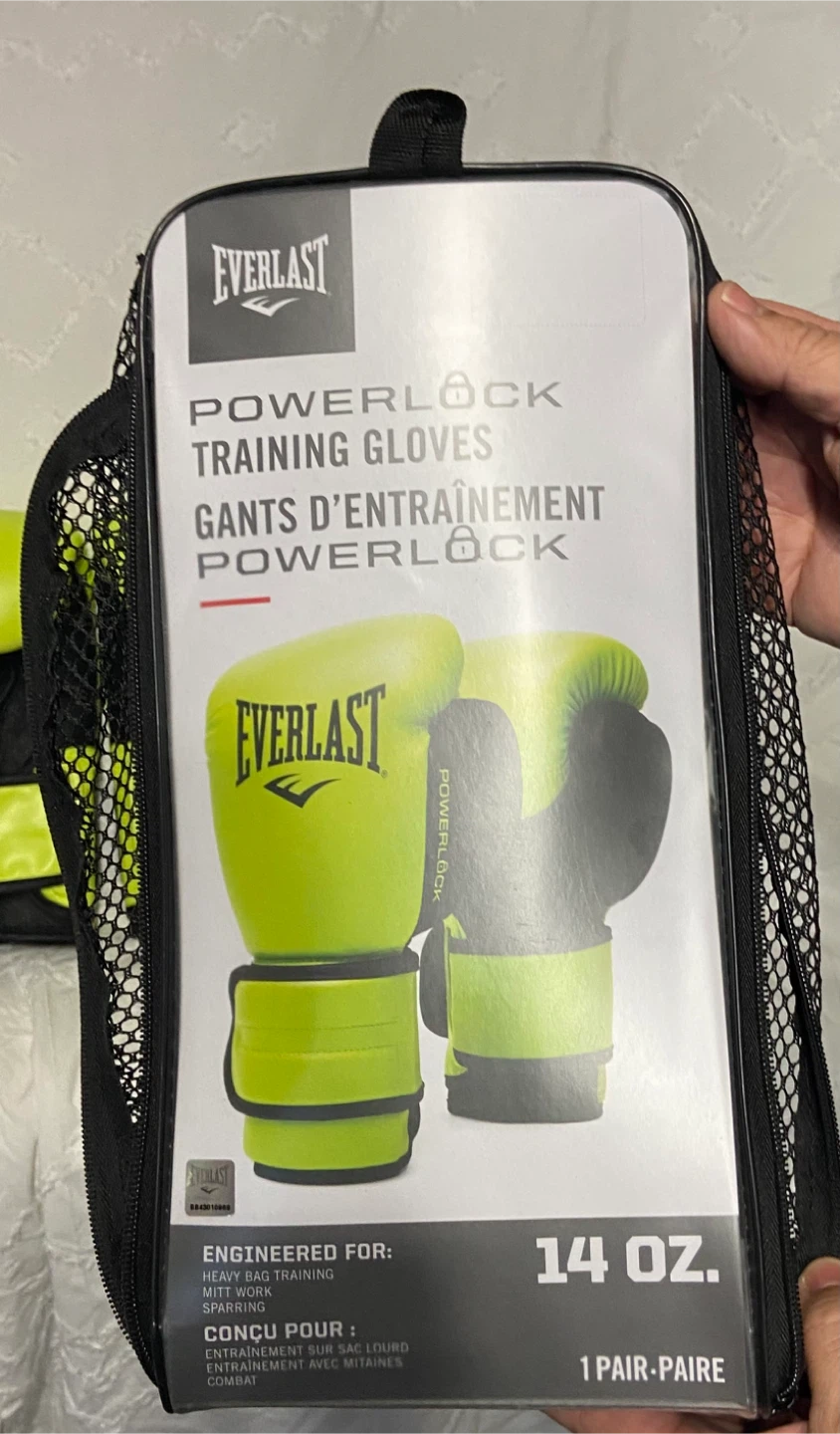 Brand New Everlast Powerlock Training Gloves - 14 oz - photo 3